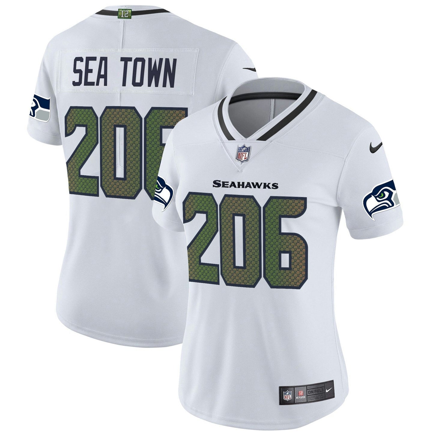 Camisa NFL Women’s Seattle 2025 “Rivalries” Vapor Limited Jersey