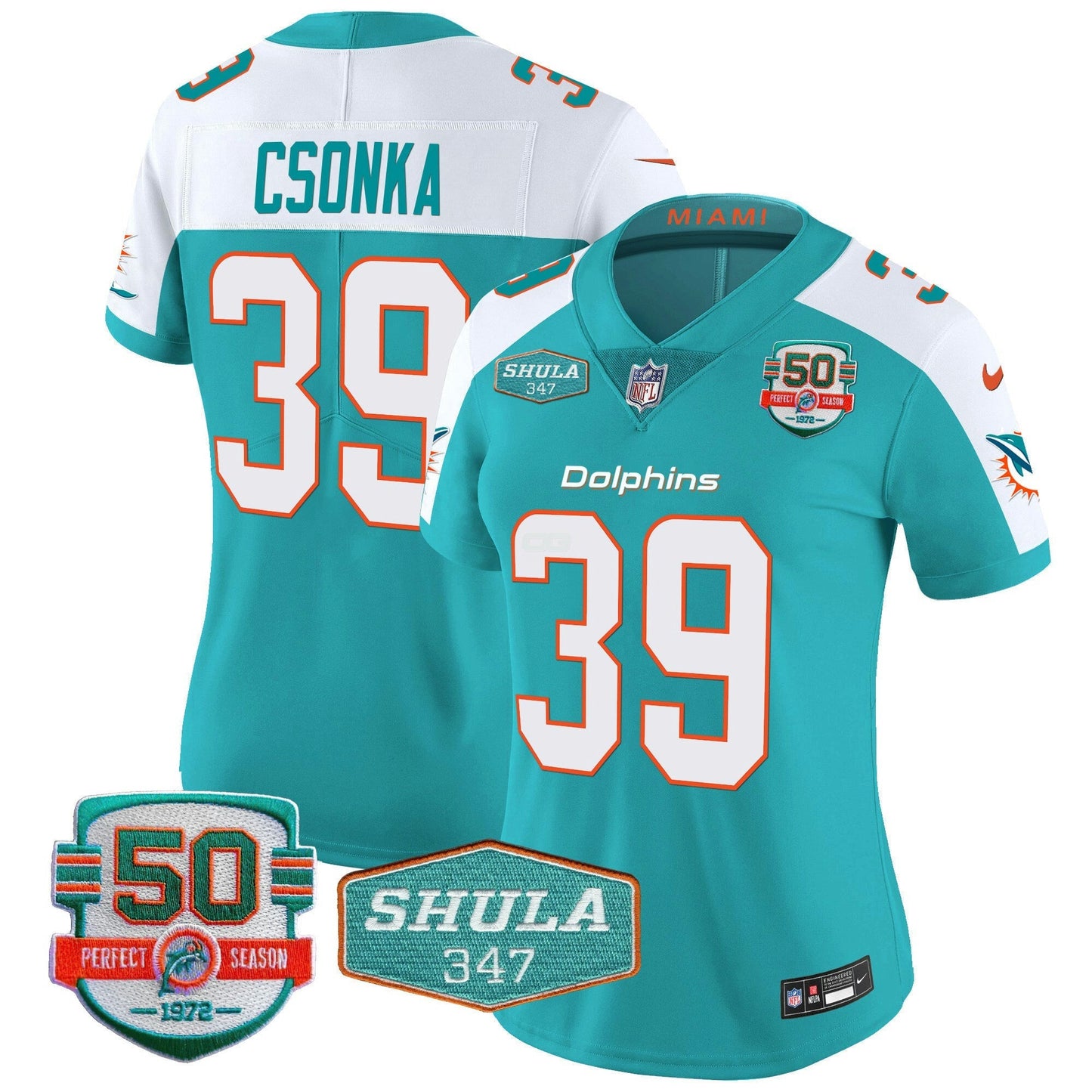 Camisa NFL Women’s Shula 347 Patch Vapor Jersey