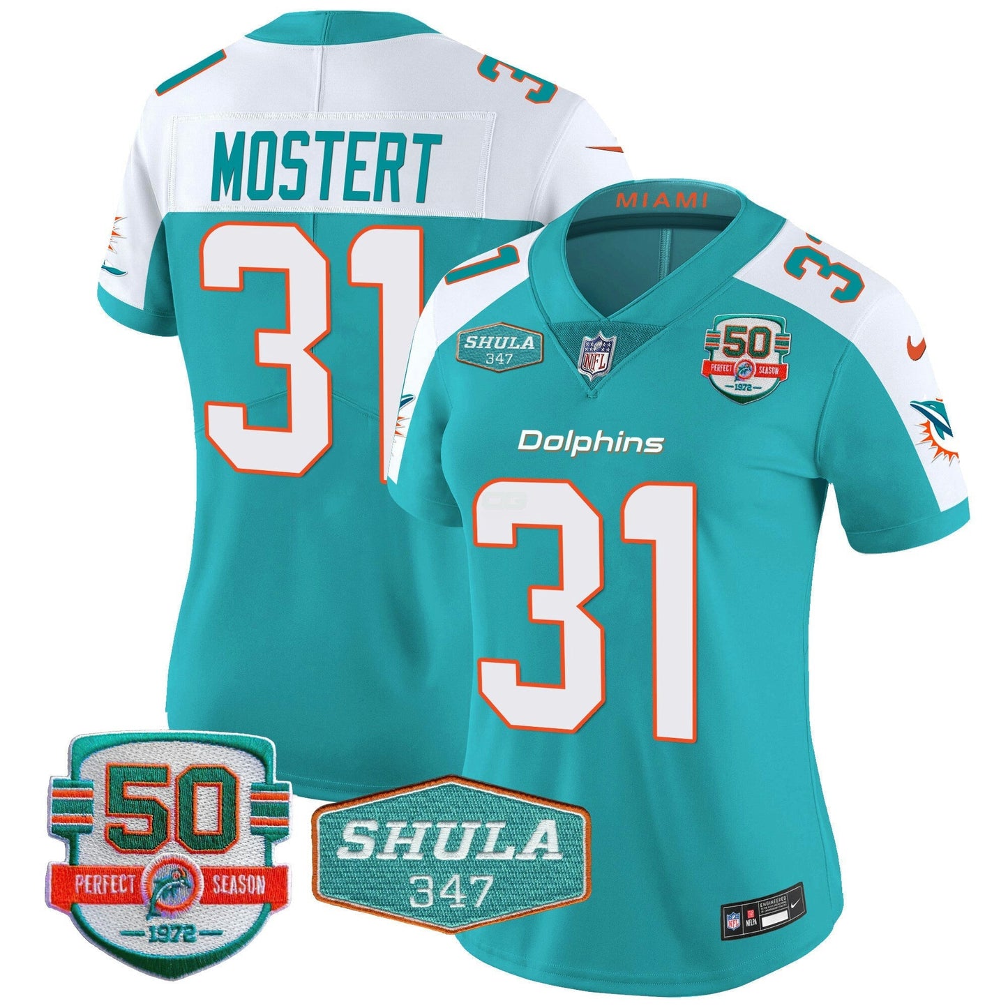 Camisa NFL Women’s Shula 347 Patch Vapor Jersey