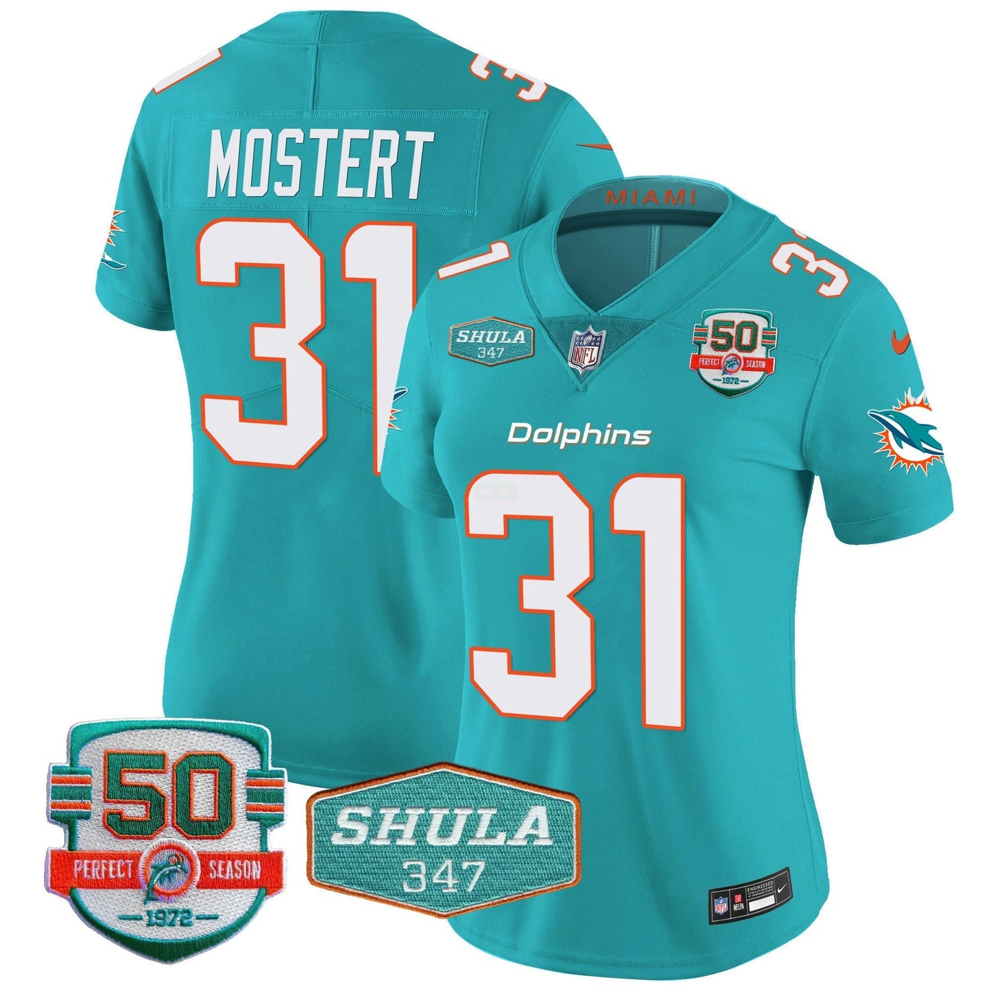Camisa NFL Women’s Shula 347 Patch Vapor Jersey