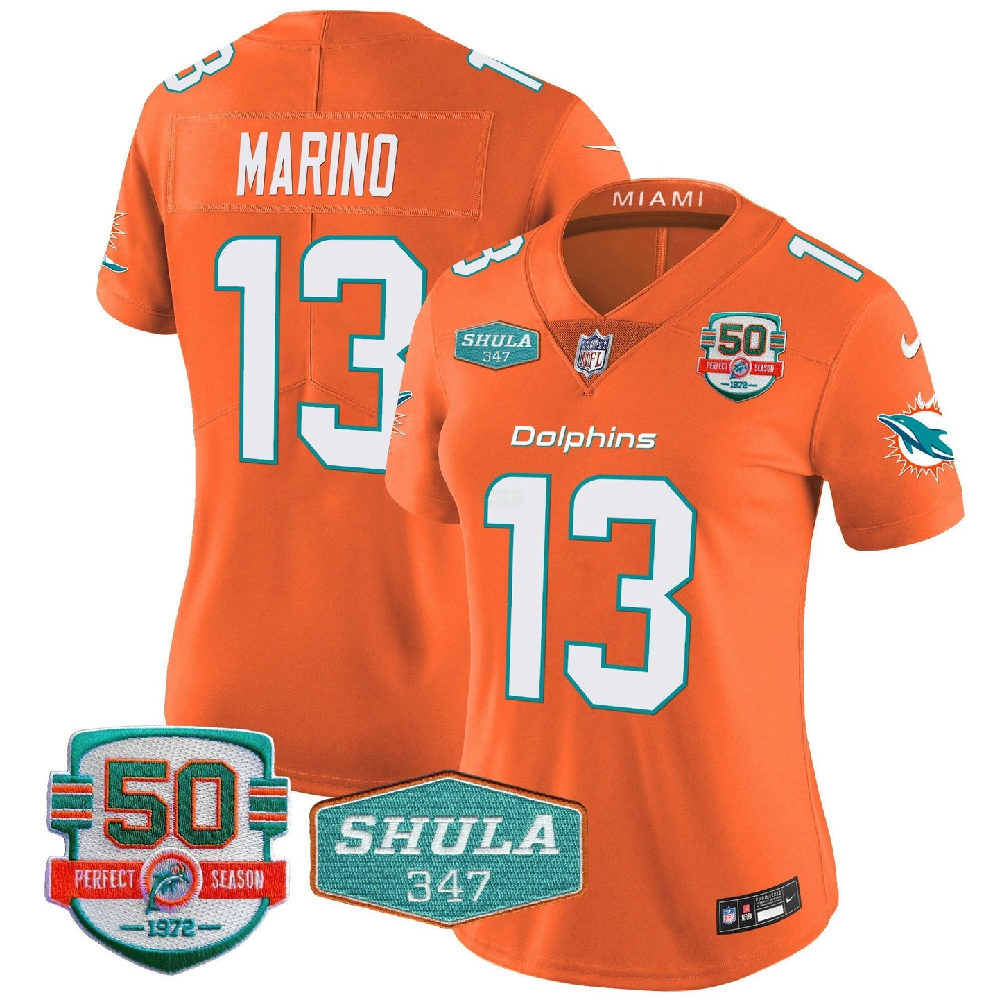 Camisa NFL Women’s Shula 347 Patch Vapor Jersey