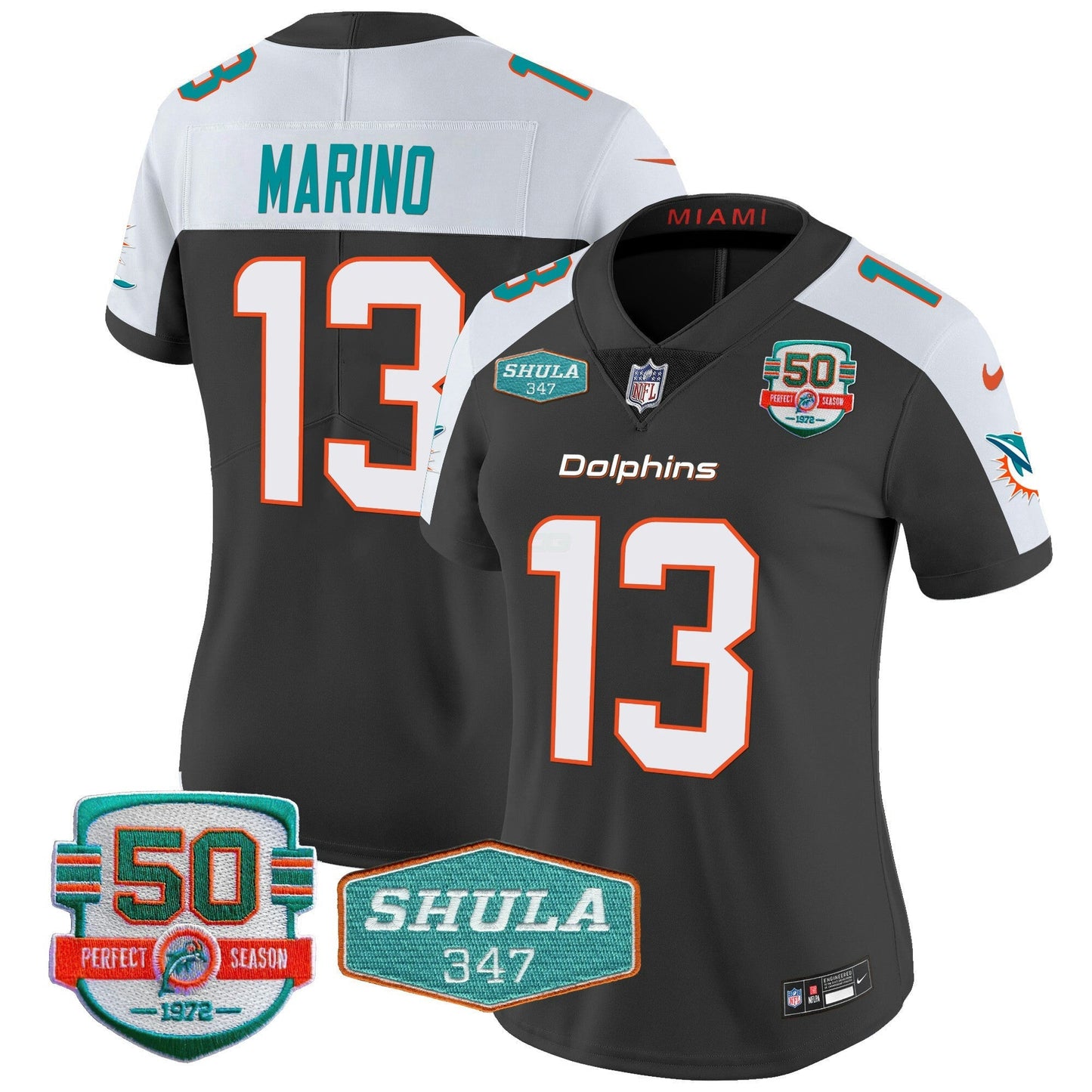 Camisa NFL Women’s Shula 347 Patch Vapor Jersey