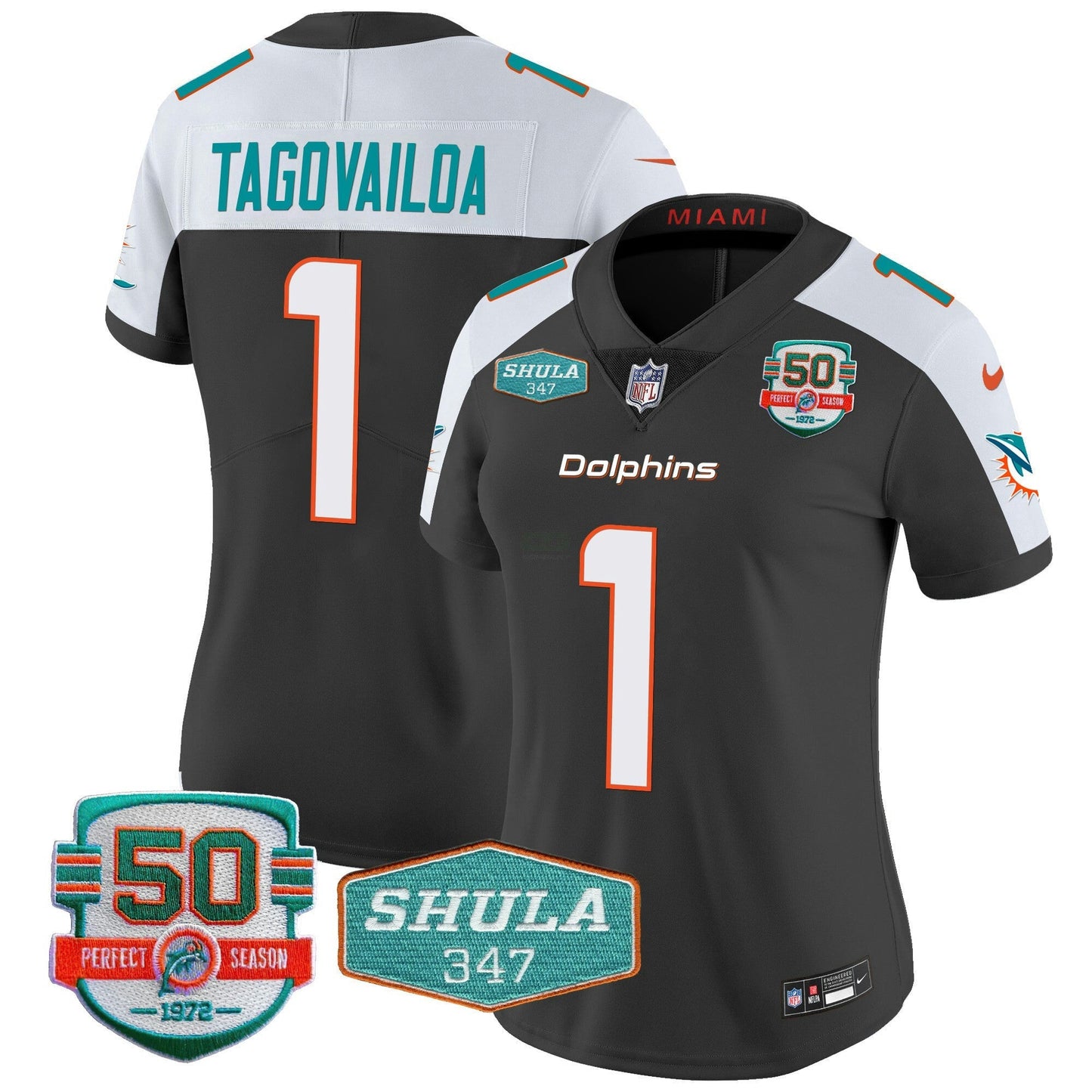 Camisa NFL Women’s Shula 347 Patch Vapor Jersey
