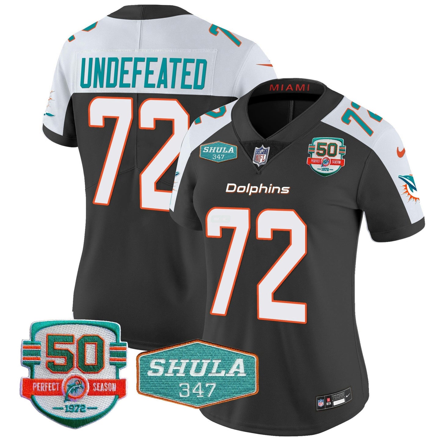 Camisa NFL Women’s Shula 347 Patch Vapor Jersey