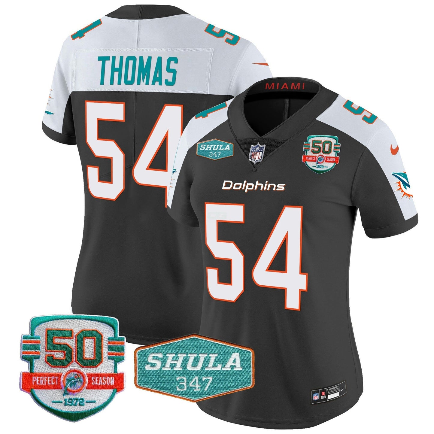 Camisa NFL Women’s Shula 347 Patch Vapor Jersey