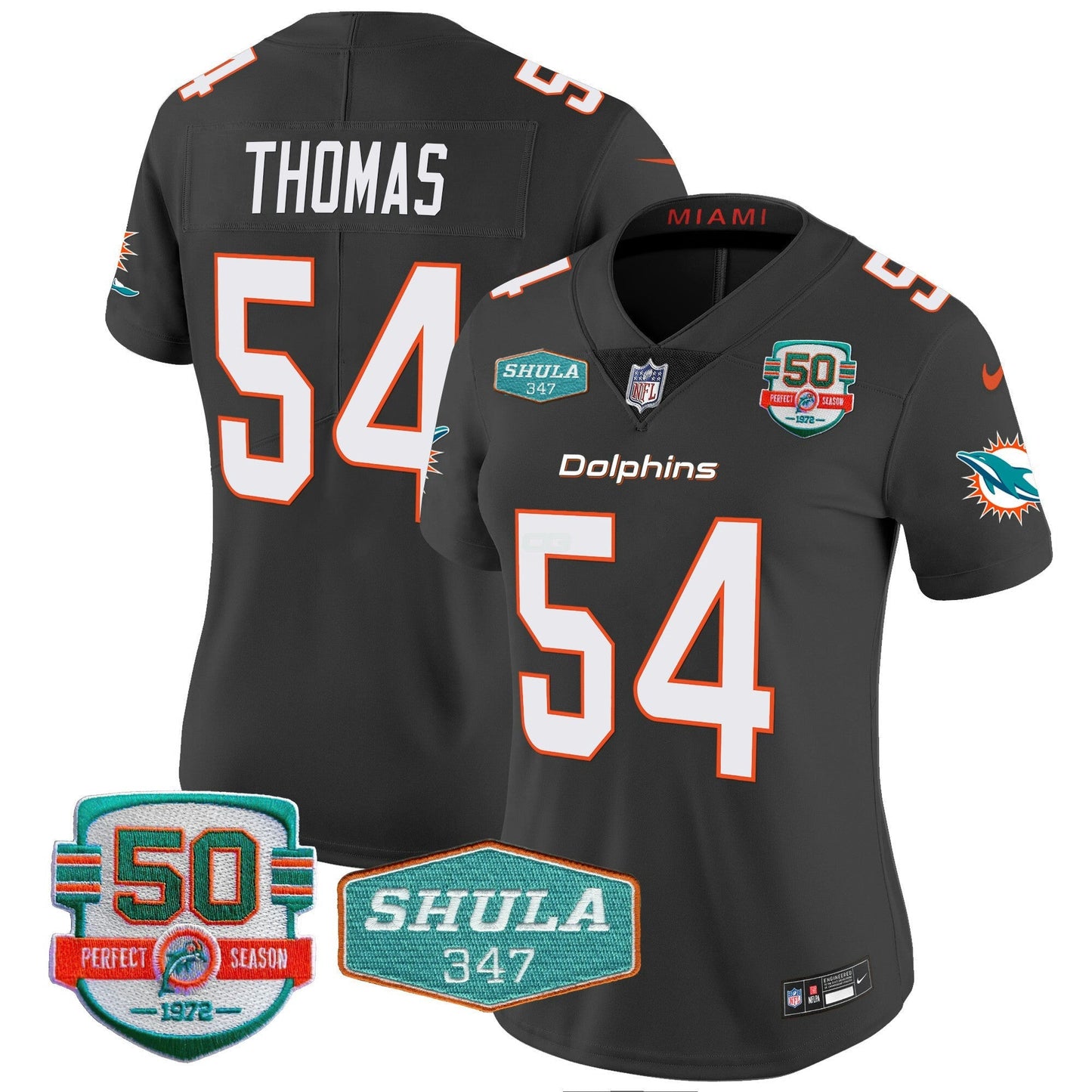 Camisa NFL Women’s Shula 347 Patch Vapor Jersey