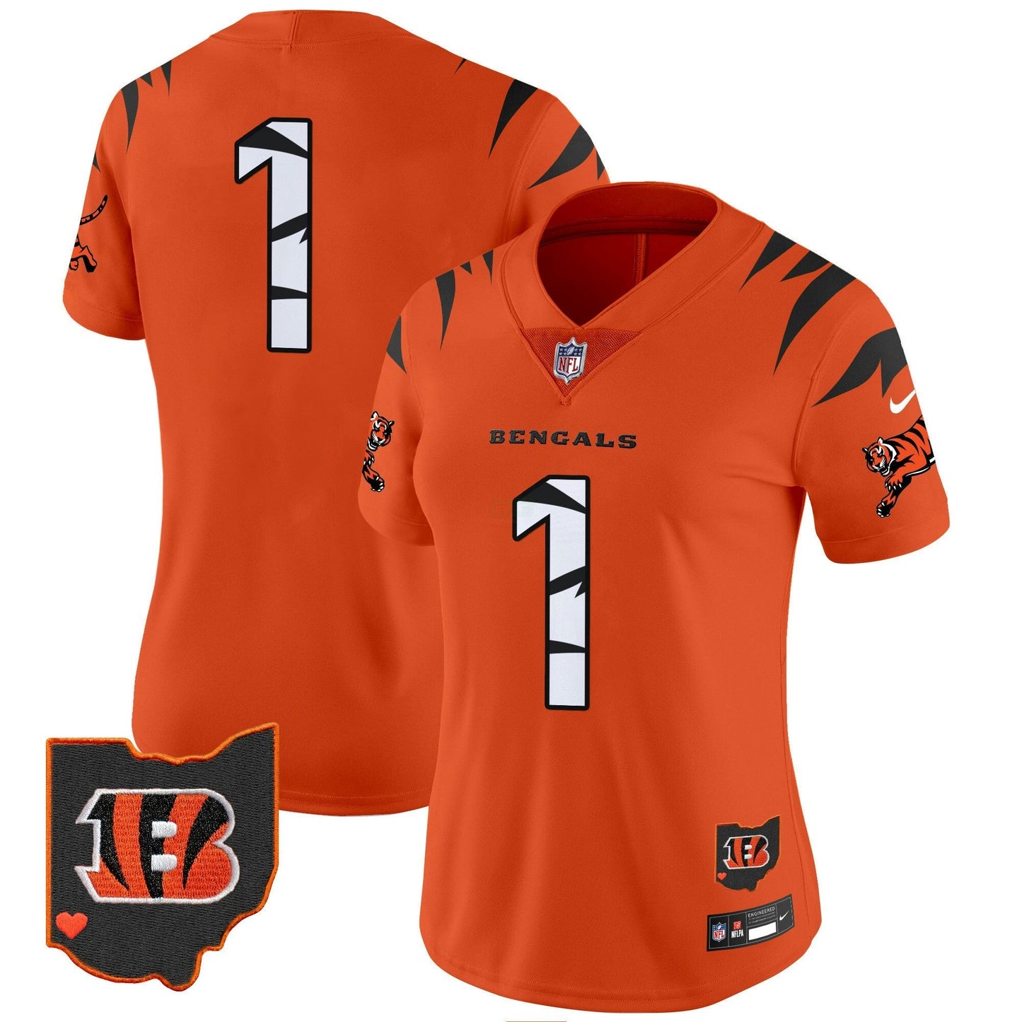 Camisa NFL Cincinnati Bengals Women’s Special Vapor Limited Jersey