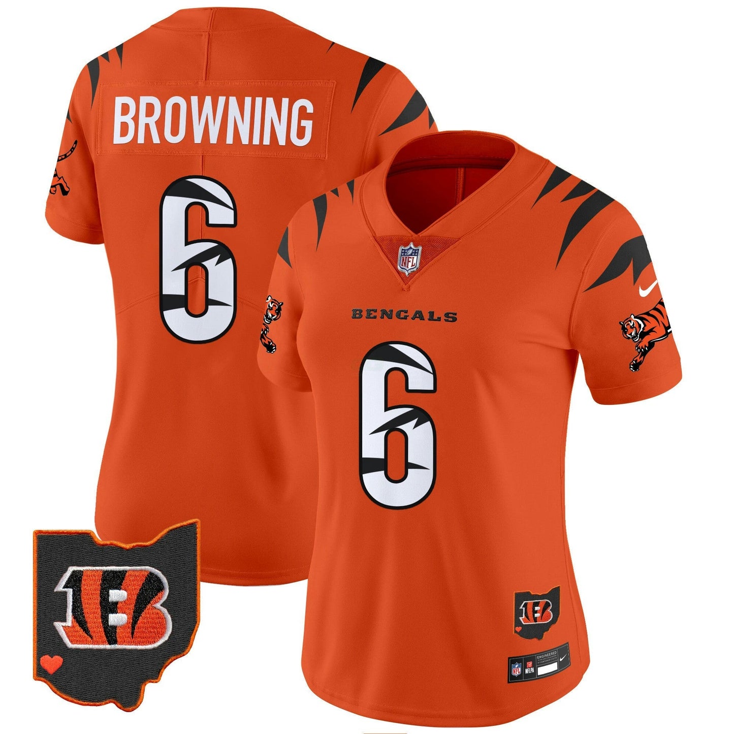 Camisa NFL Cincinnati Bengals Women’s Special Vapor Limited Jersey