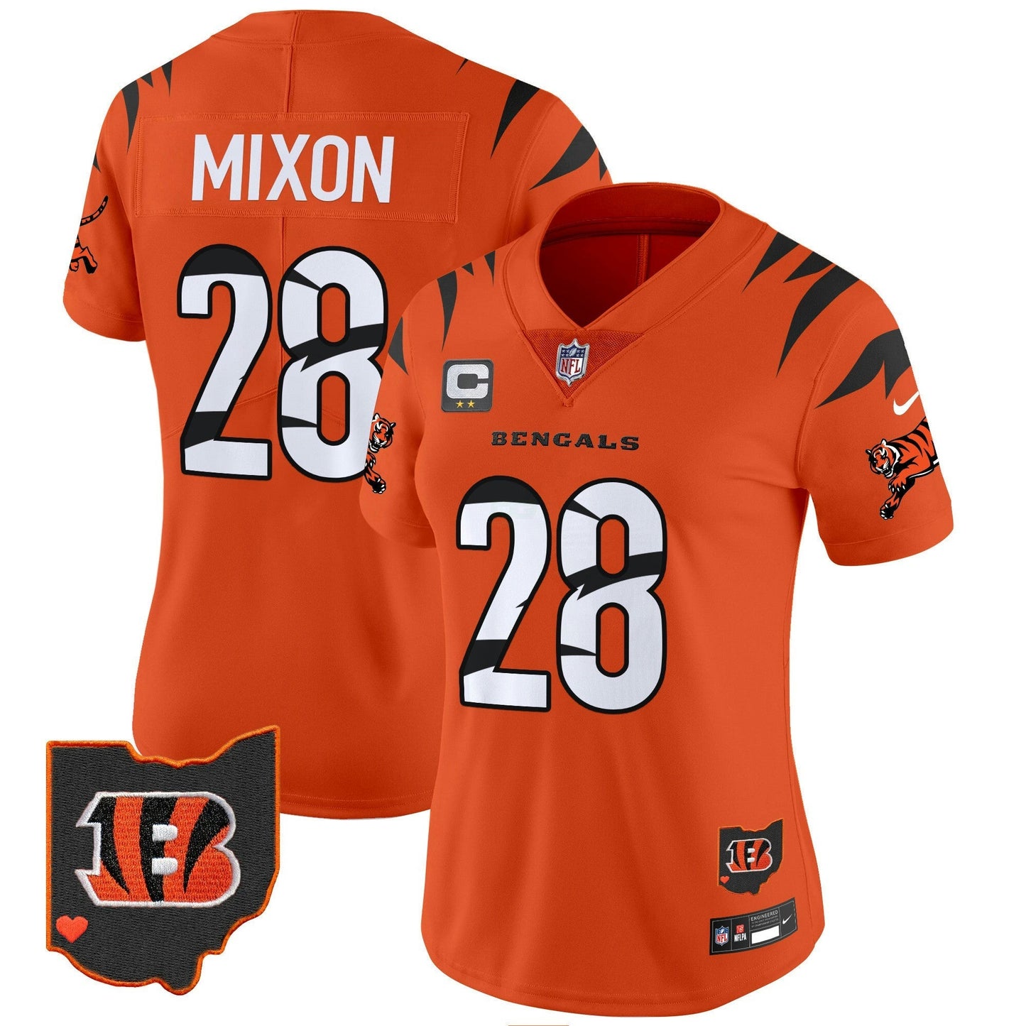 Camisa NFL Cincinnati Bengals Women’s Special Vapor Limited Jersey