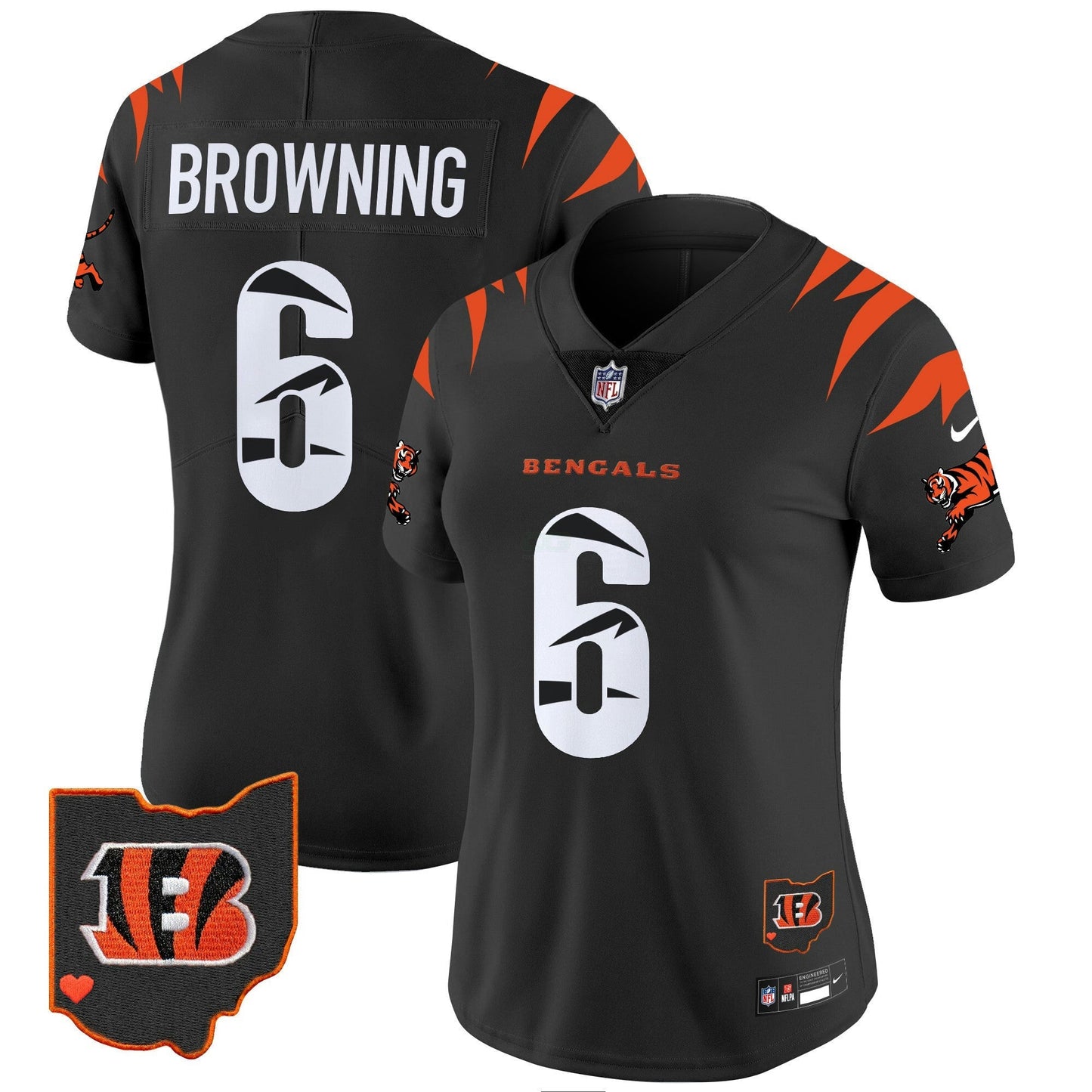 Camisa NFL Cincinnati Bengals Women’s Special Vapor Limited Jersey