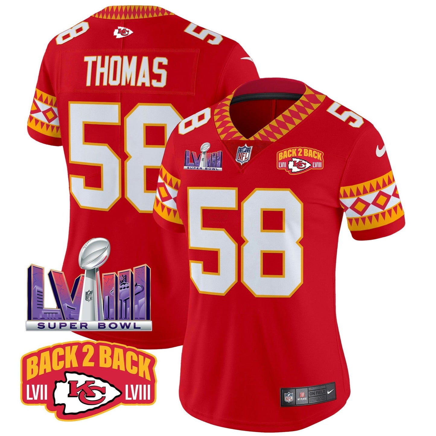 Camisa NFL Kansas City Chiefs Women’s Special Vapor Limited Jersey
