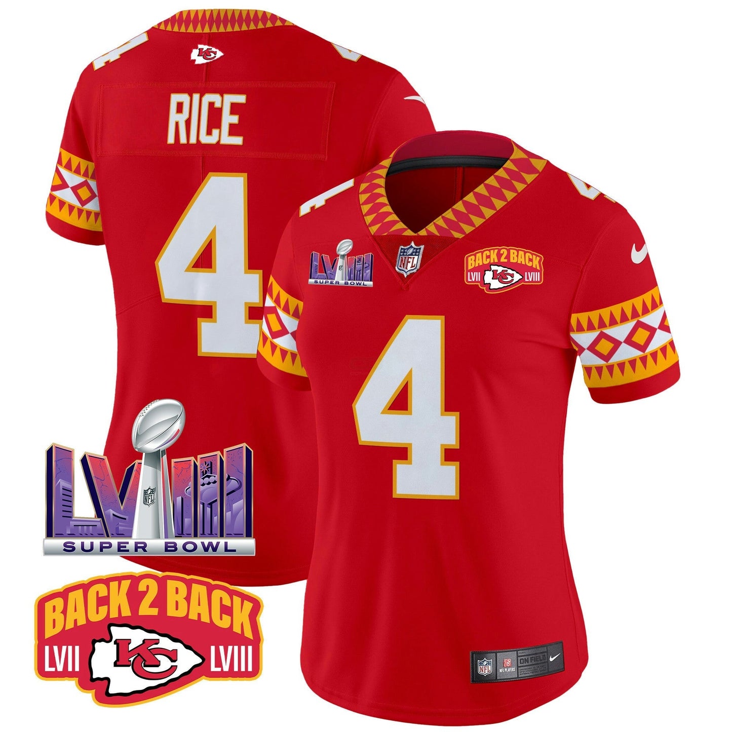 Camisa NFL Kansas City Chiefs Women’s Special Vapor Limited Jersey