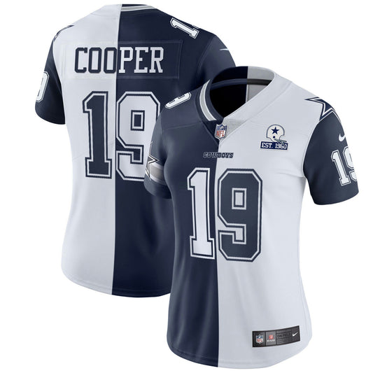 Camisa NFL Women’s Split Branca Azul Marinho Est 1960 Patch - Split