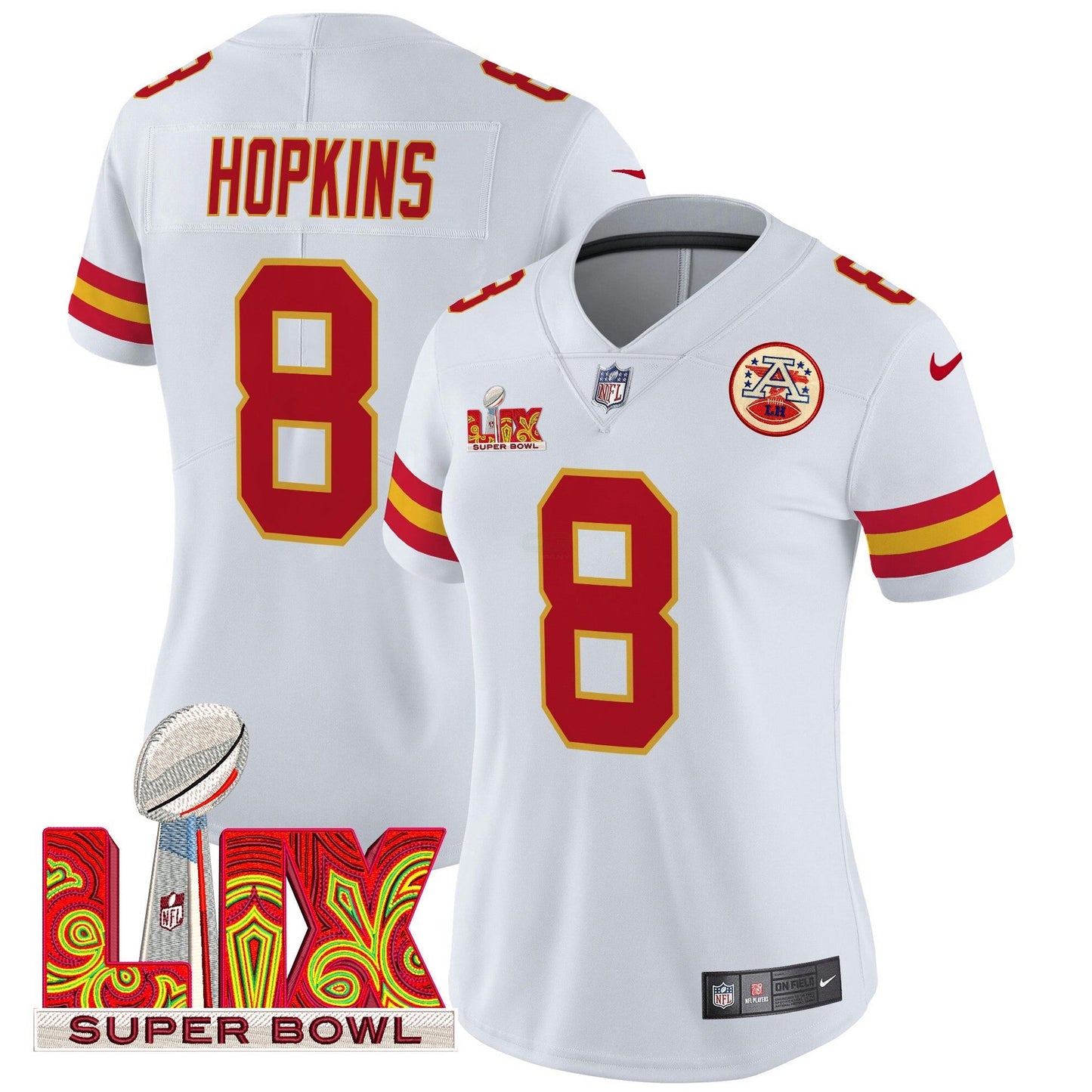 Camisa NFL Women’s Super Bowl LIX Patch Vapor Limited Jersey