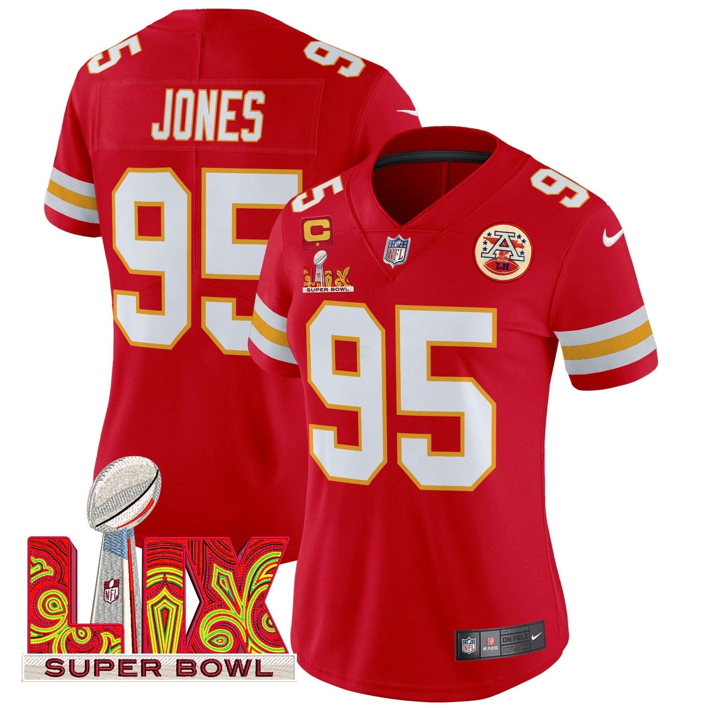 Camisa NFL Women’s Super Bowl LIX Patch Vapor Limited Jersey