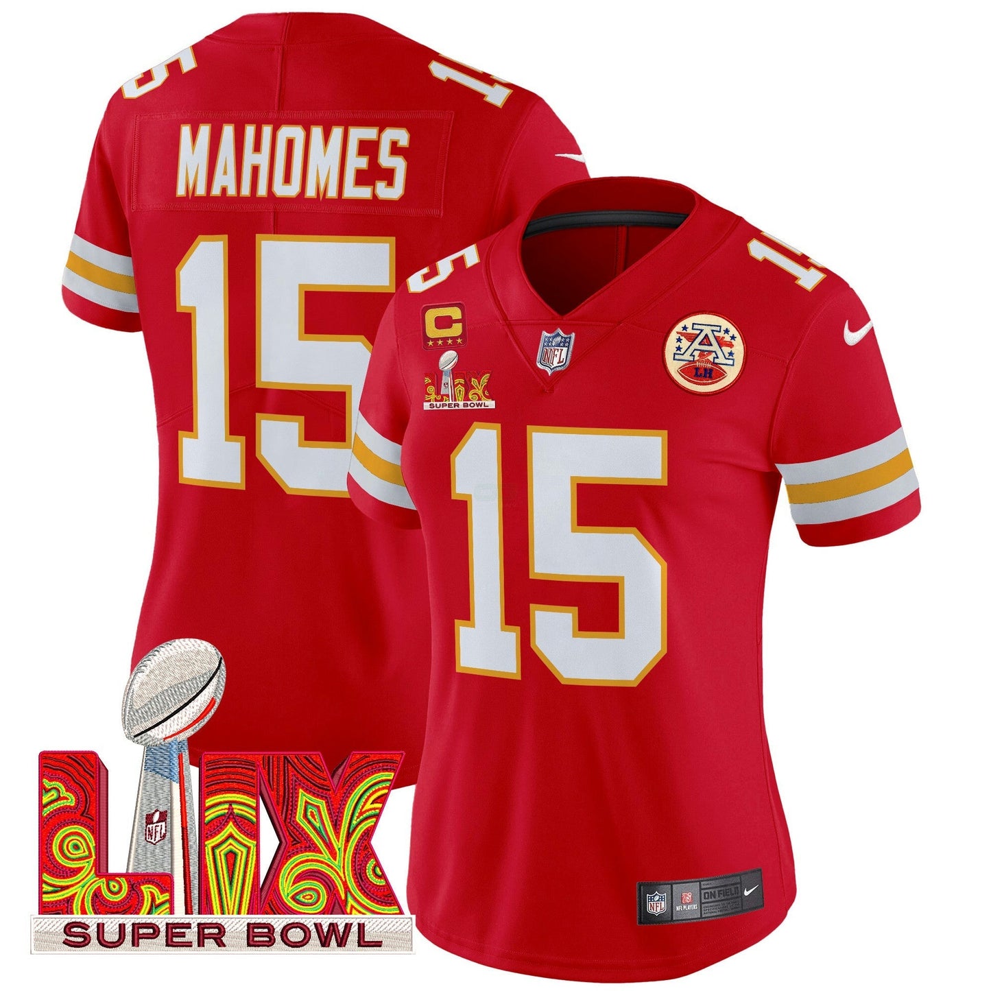 Camisa NFL Women’s Super Bowl LIX Patch Vapor Limited Jersey