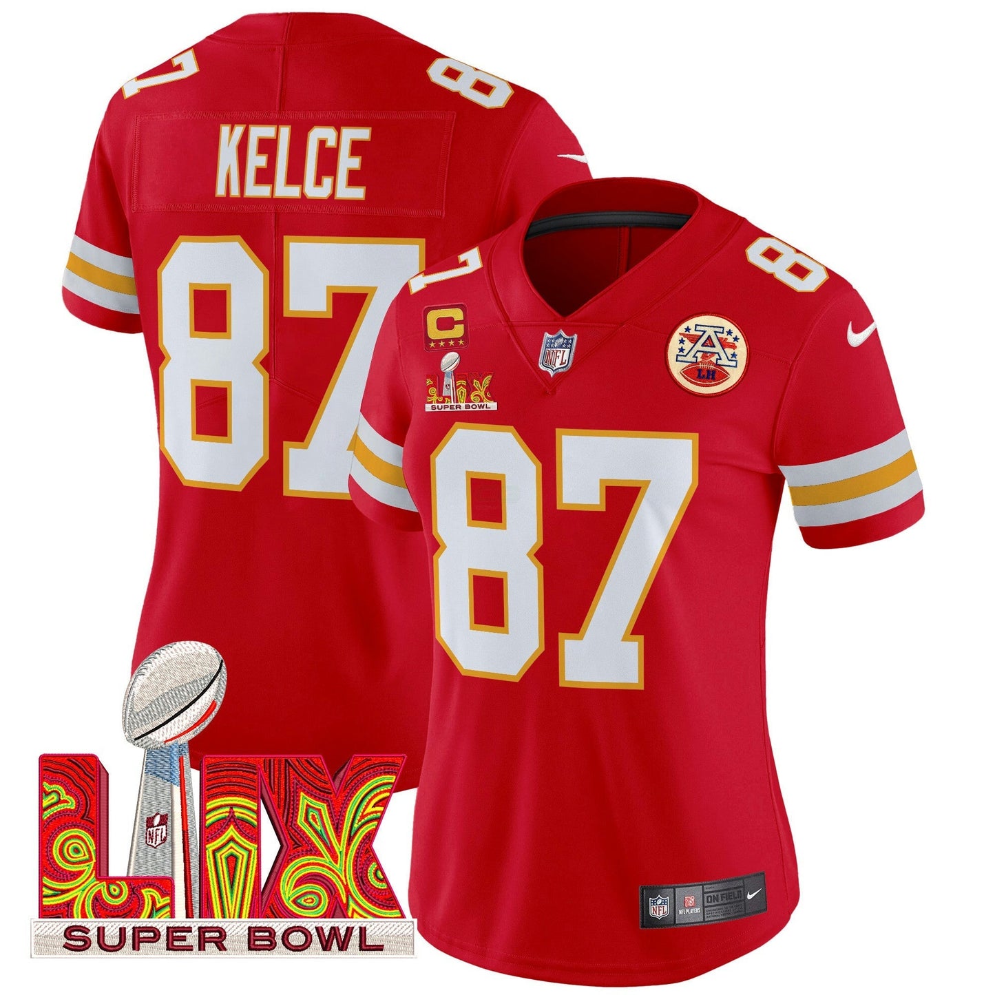 Camisa NFL Women’s Super Bowl LIX Patch Vapor Limited Jersey