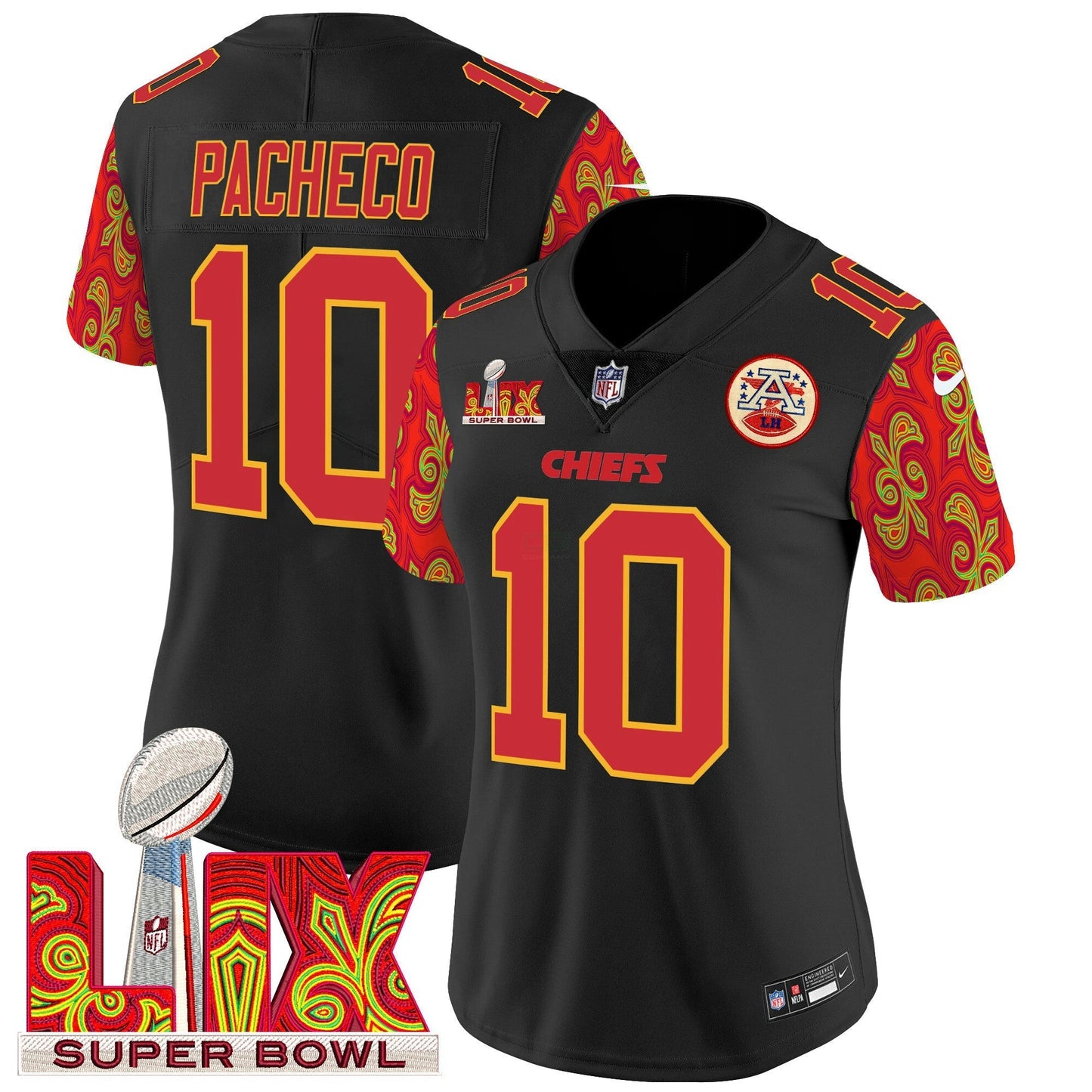 Camisa NFL Women’s Super Bowl LIX Style Vapor Limited Jersey