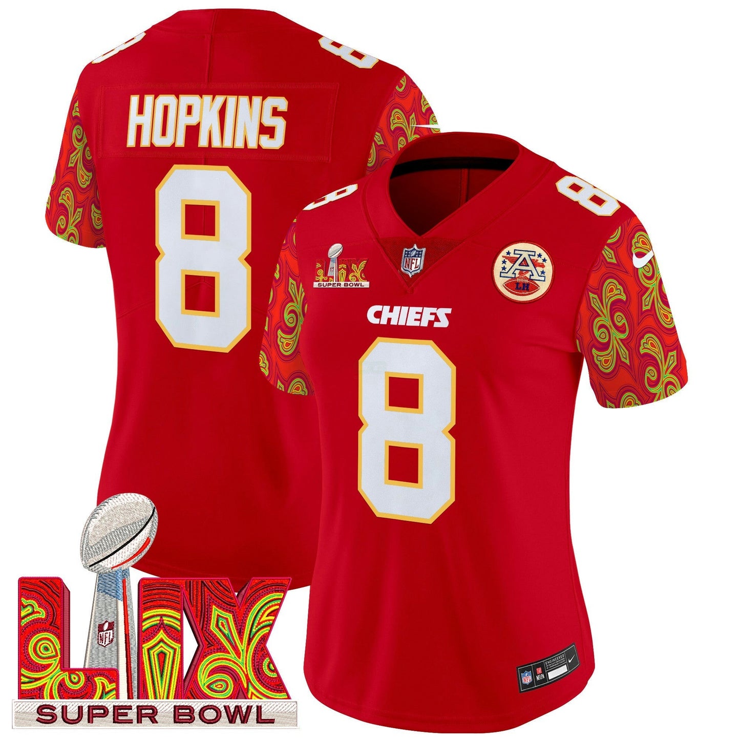 Camisa NFL Women’s Super Bowl LIX Style Vapor Limited Jersey