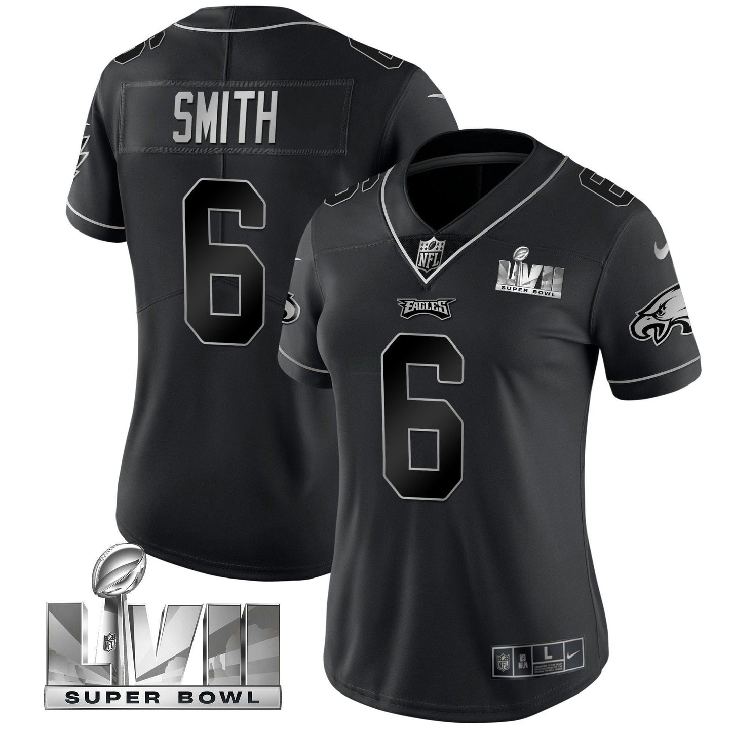 Camisa NFL Women’s Super Bowl LVII Dourada Vapor Jersey