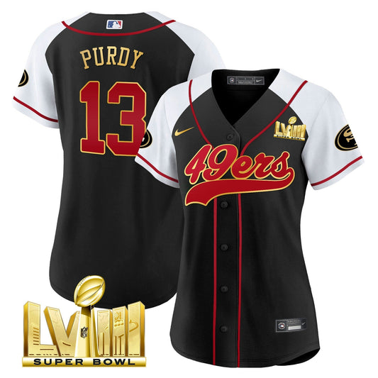 Camisa NFL Women’s Super Bowl LVIII Dourada Patch Jersey