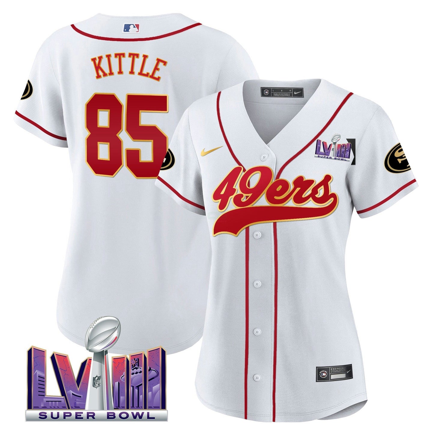 Camisa NFL Women’s Super Bowl LVIII Patch Jersey