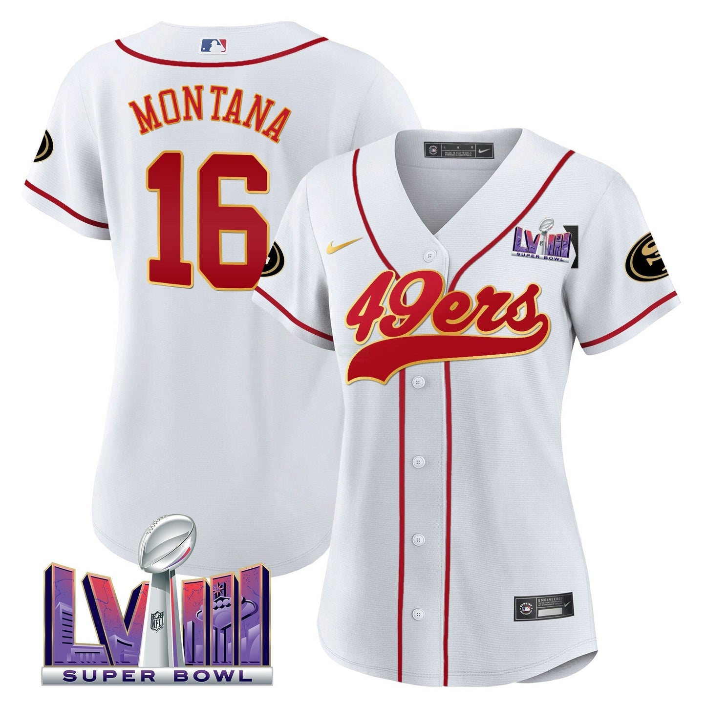 Camisa NFL Women’s Super Bowl LVIII Patch Jersey
