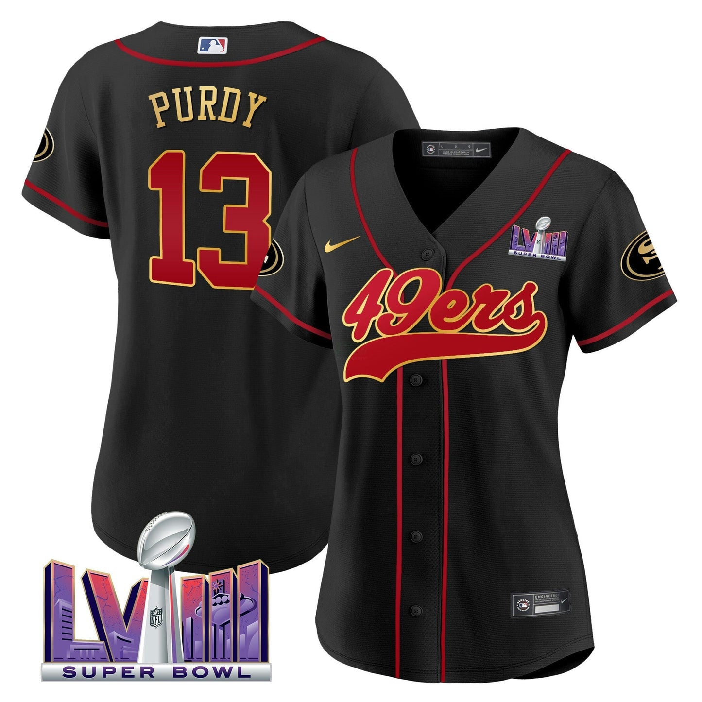 Camisa NFL Women’s Super Bowl LVIII Patch Jersey