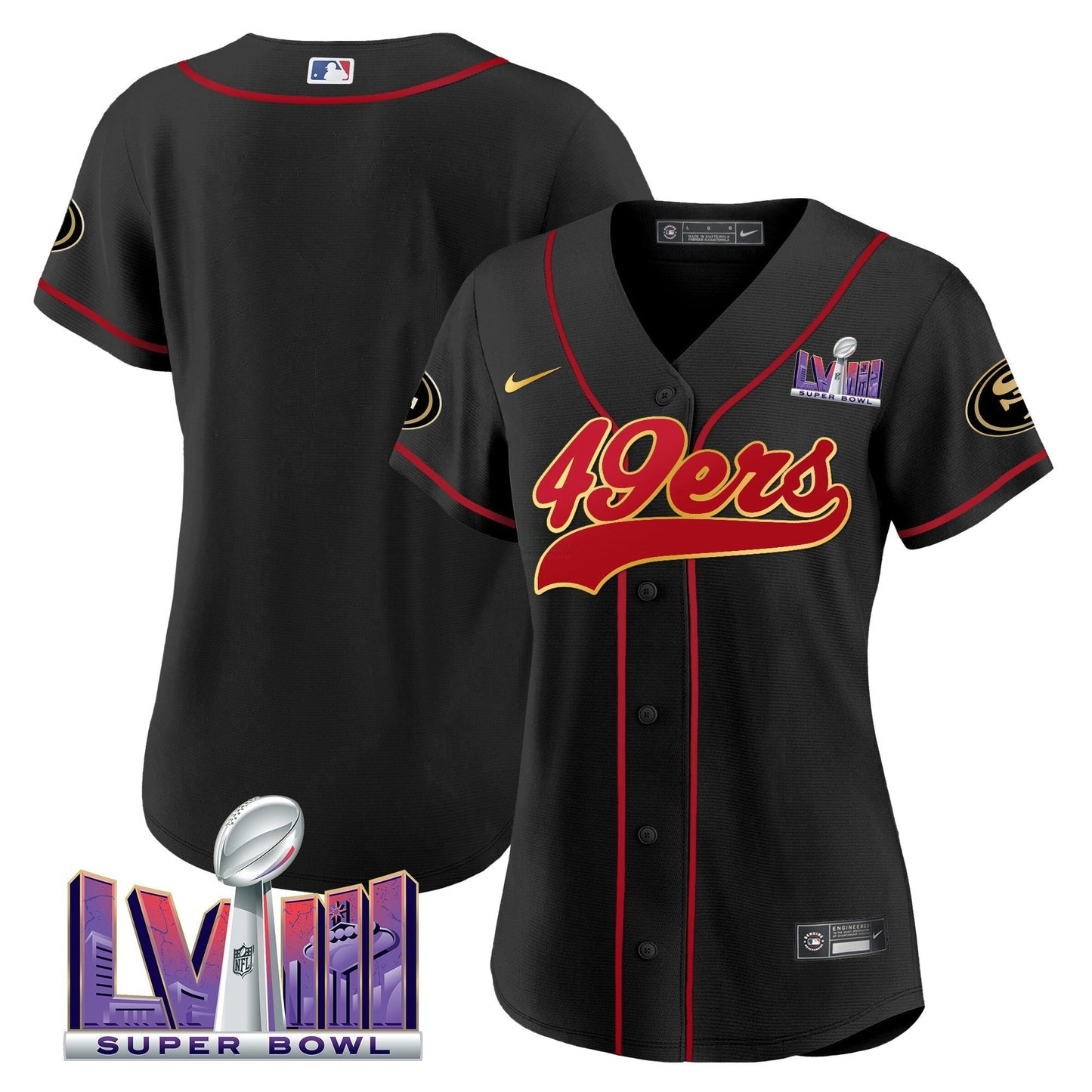 Camisa NFL Women’s Super Bowl LVIII Patch Jersey
