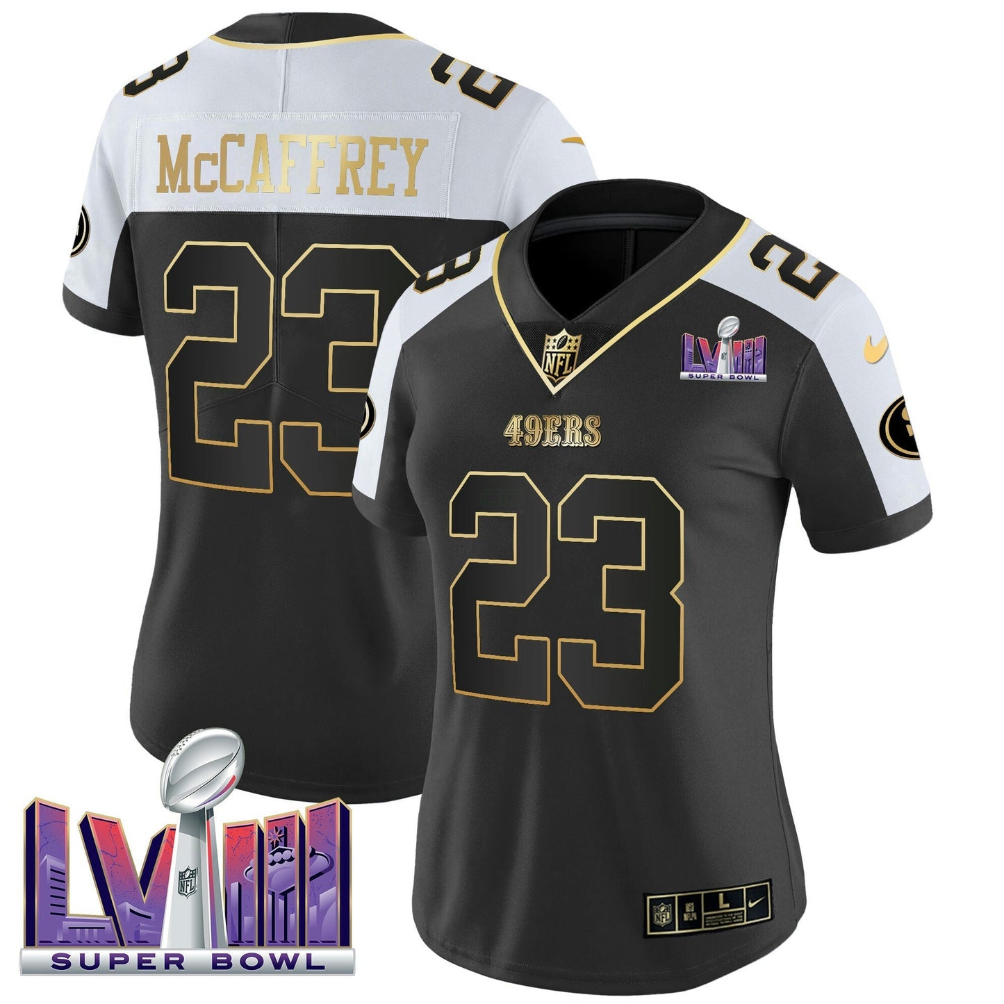 Camisa NFL Women’s Super Bowl LVIII Patch Vapor Jersey V2