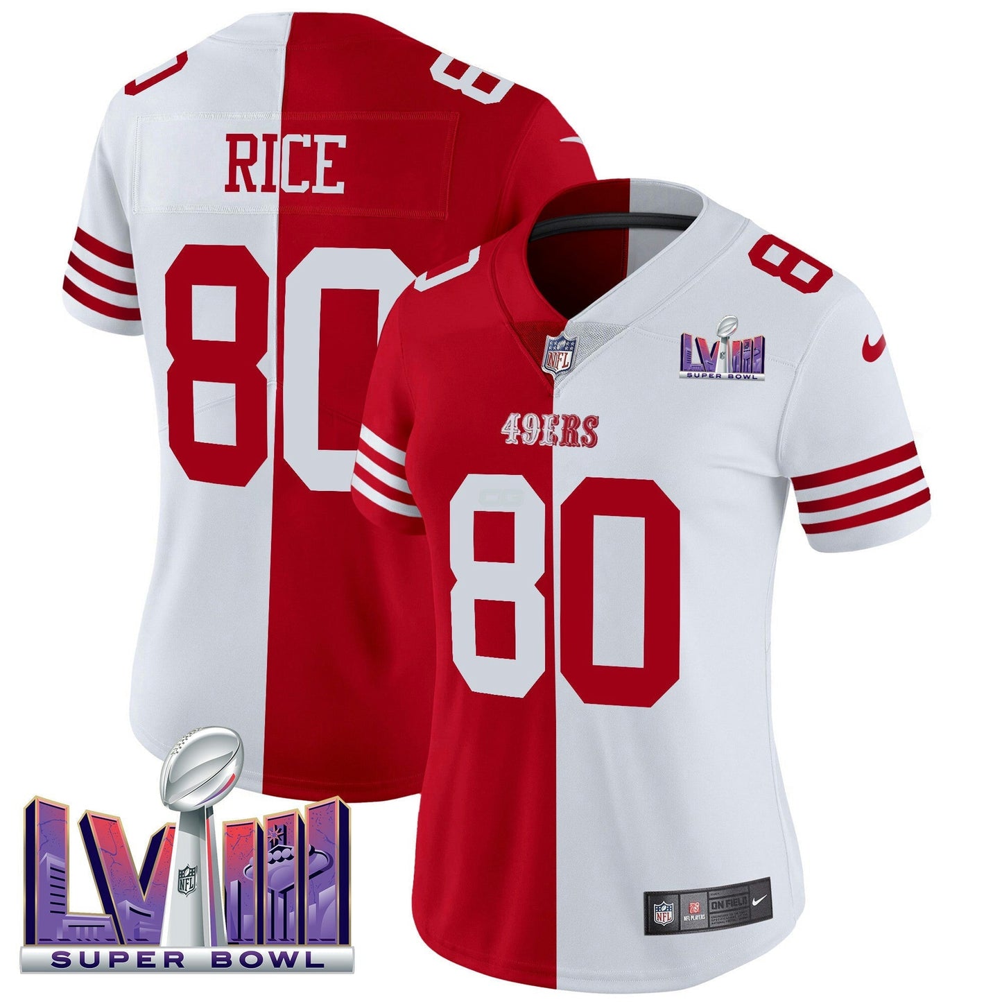 Camisa NFL Women’s Super Bowl LVIII Patch Vapor Jersey V2