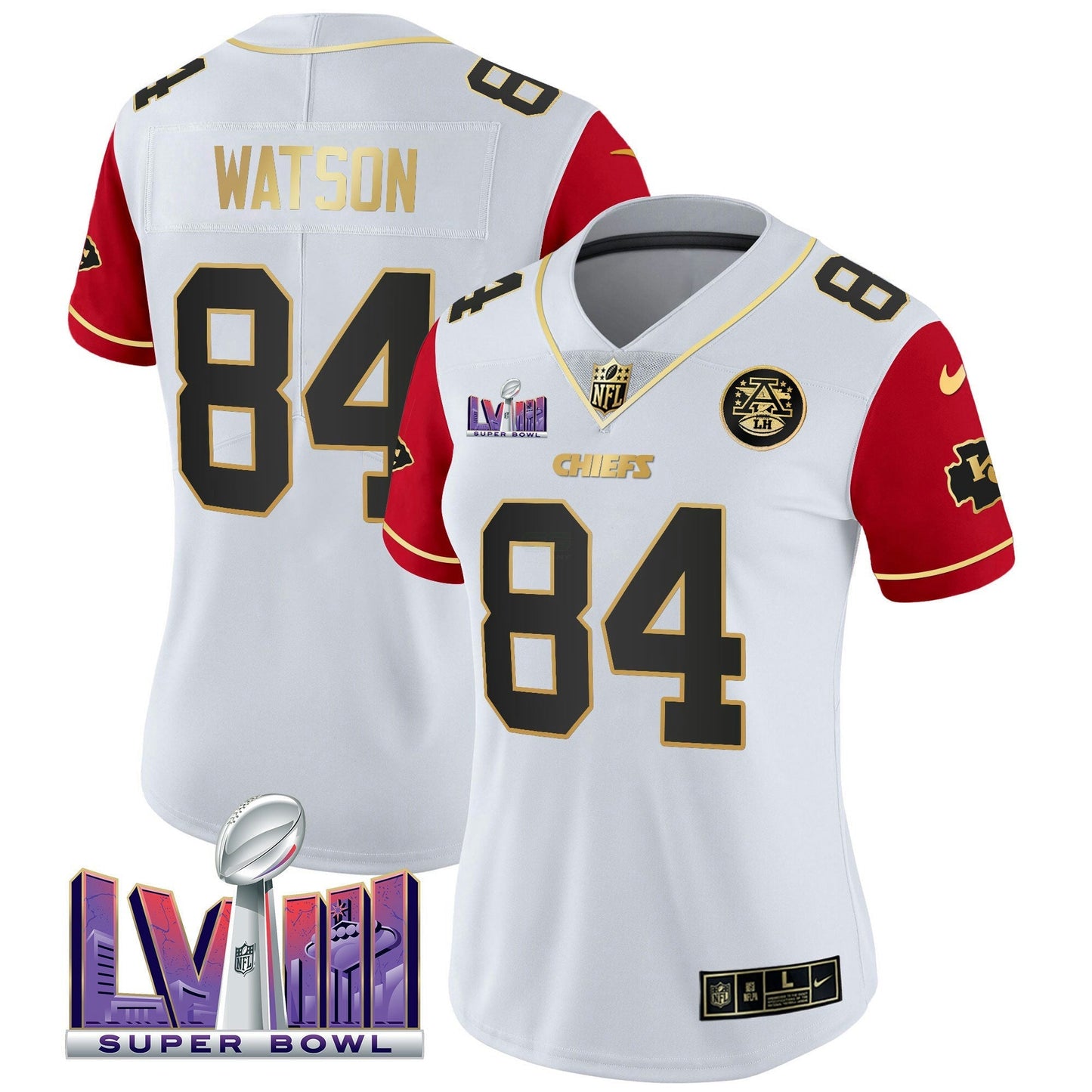 Camisa NFL Women’s Super Bowl LVIII Patch Vapor Jersey V4