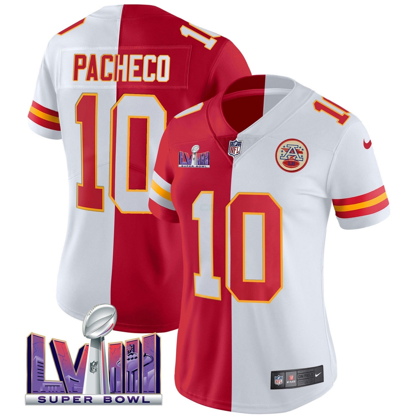 Camisa NFL Women’s Super Bowl LVIII Patch Vapor Jersey V4