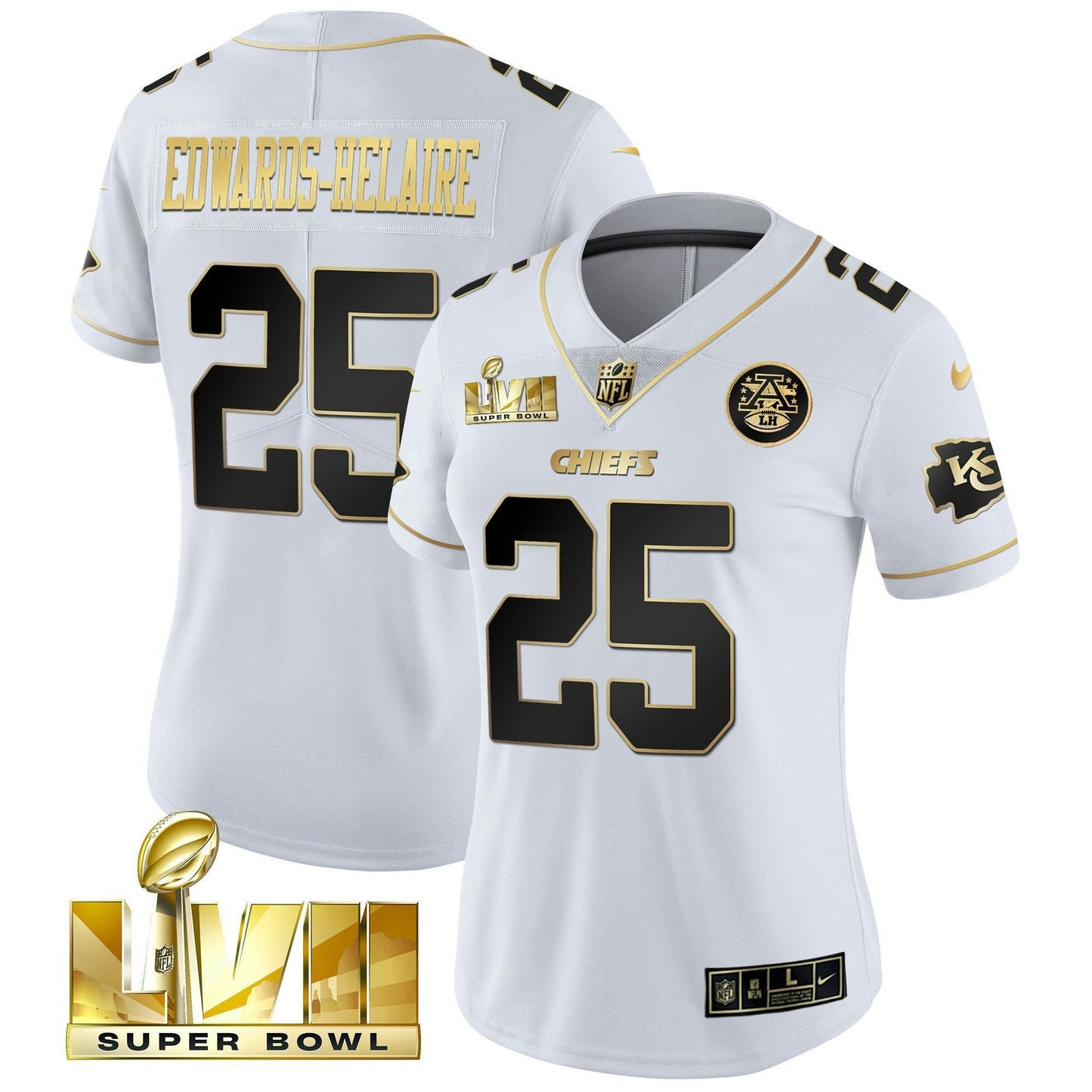 Camisa NFL Women’s Super Bowl Vapor Dourada Jersey