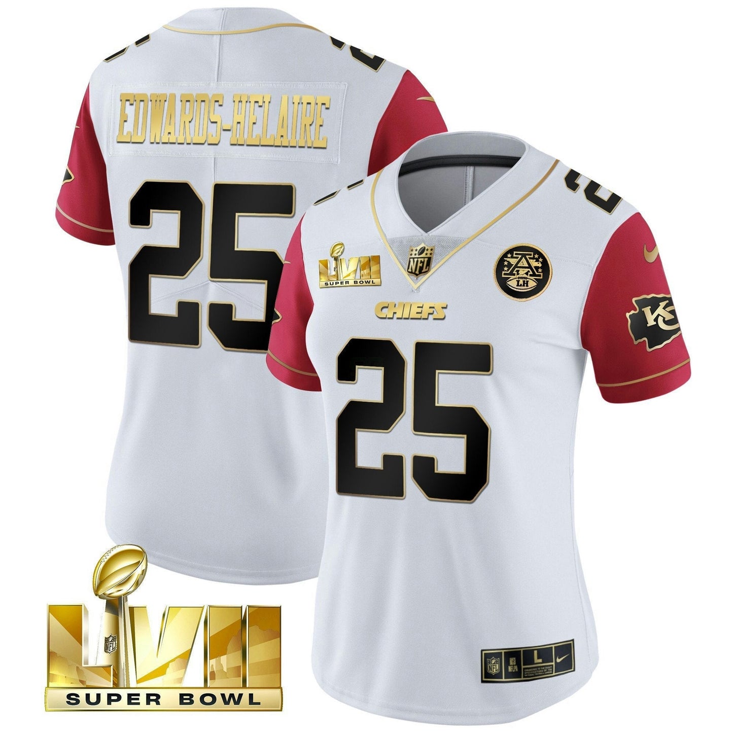 Camisa NFL Women’s Super Bowl Vapor Dourada Jersey