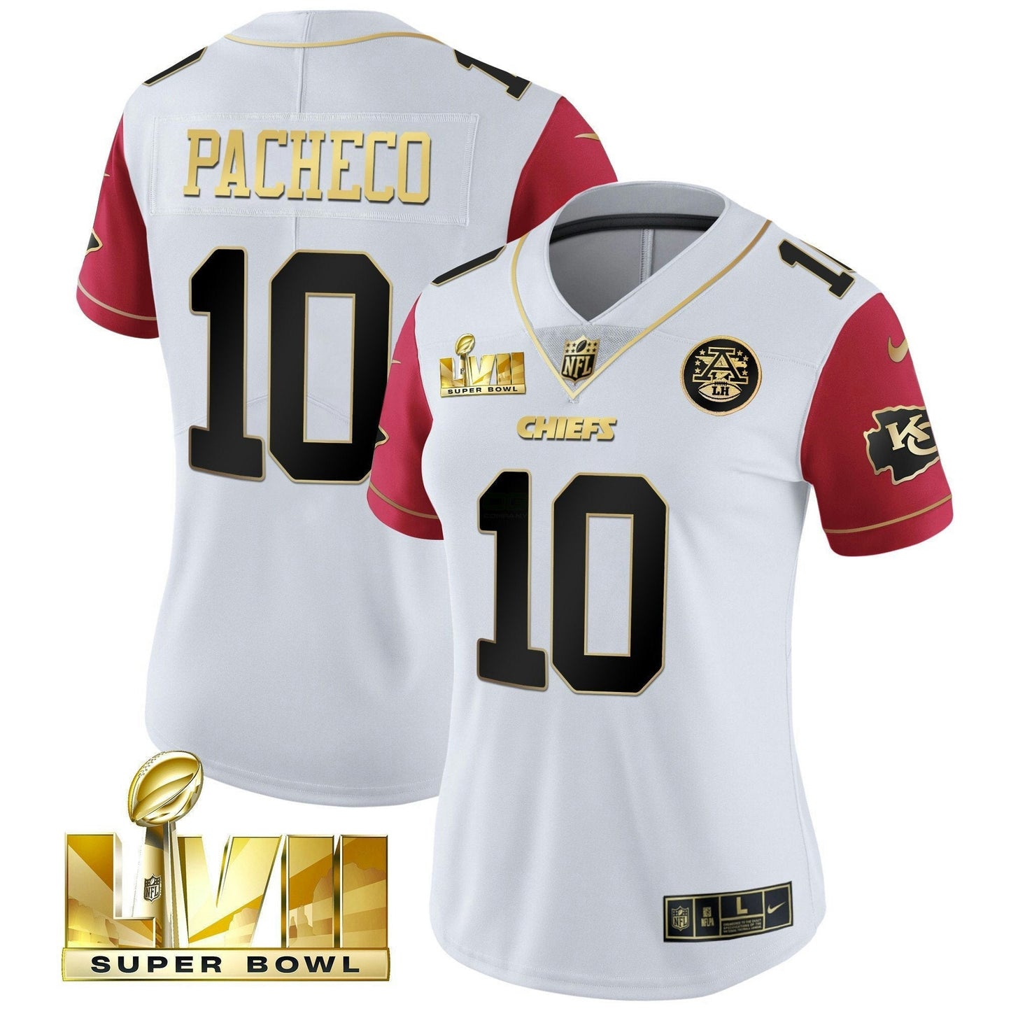 Camisa NFL Women’s Super Bowl Vapor Dourada Jersey