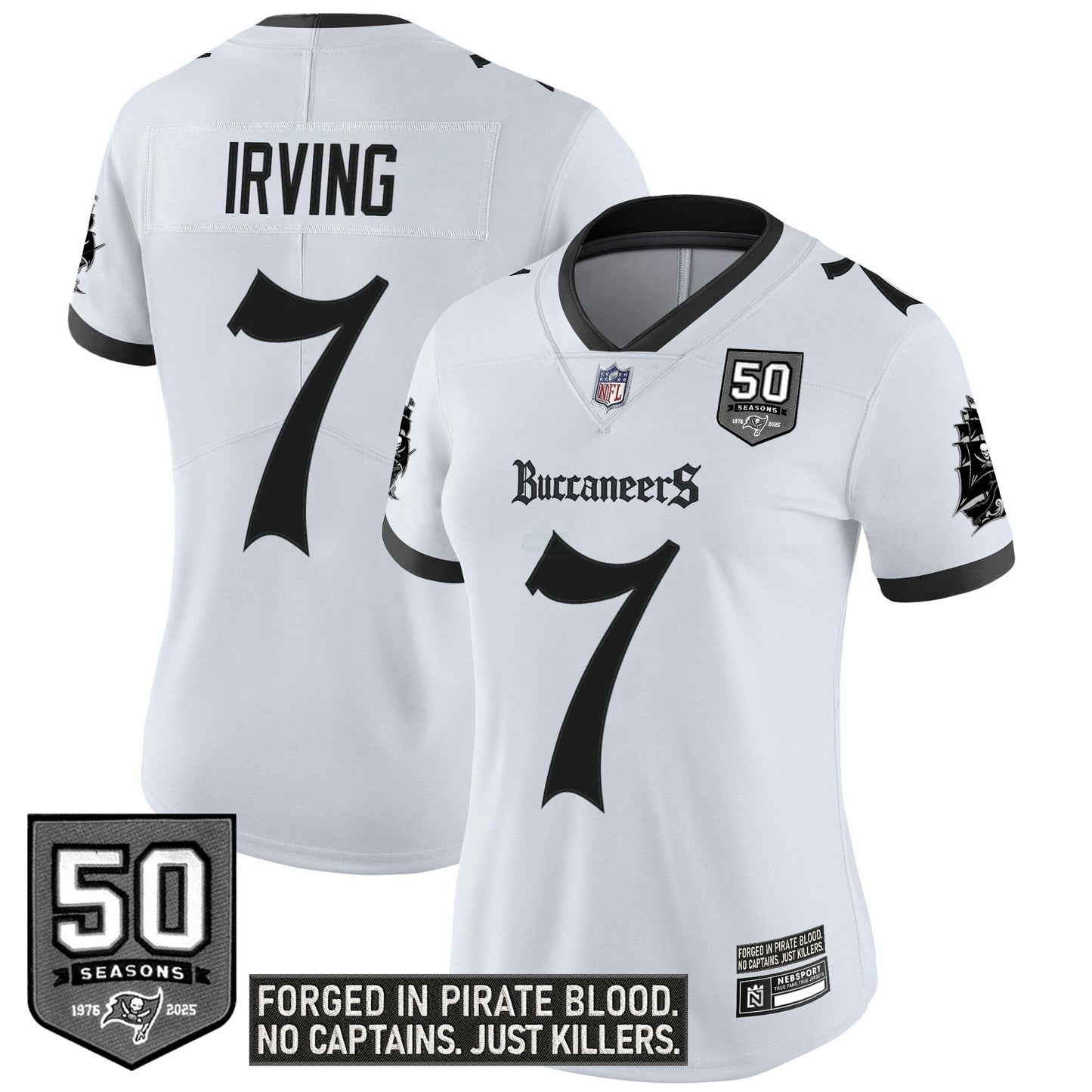 Camisa NFL Women’s Tampa Bay ‘Gothic Pirate Shadows Edition’ Vapor Limited Jersey