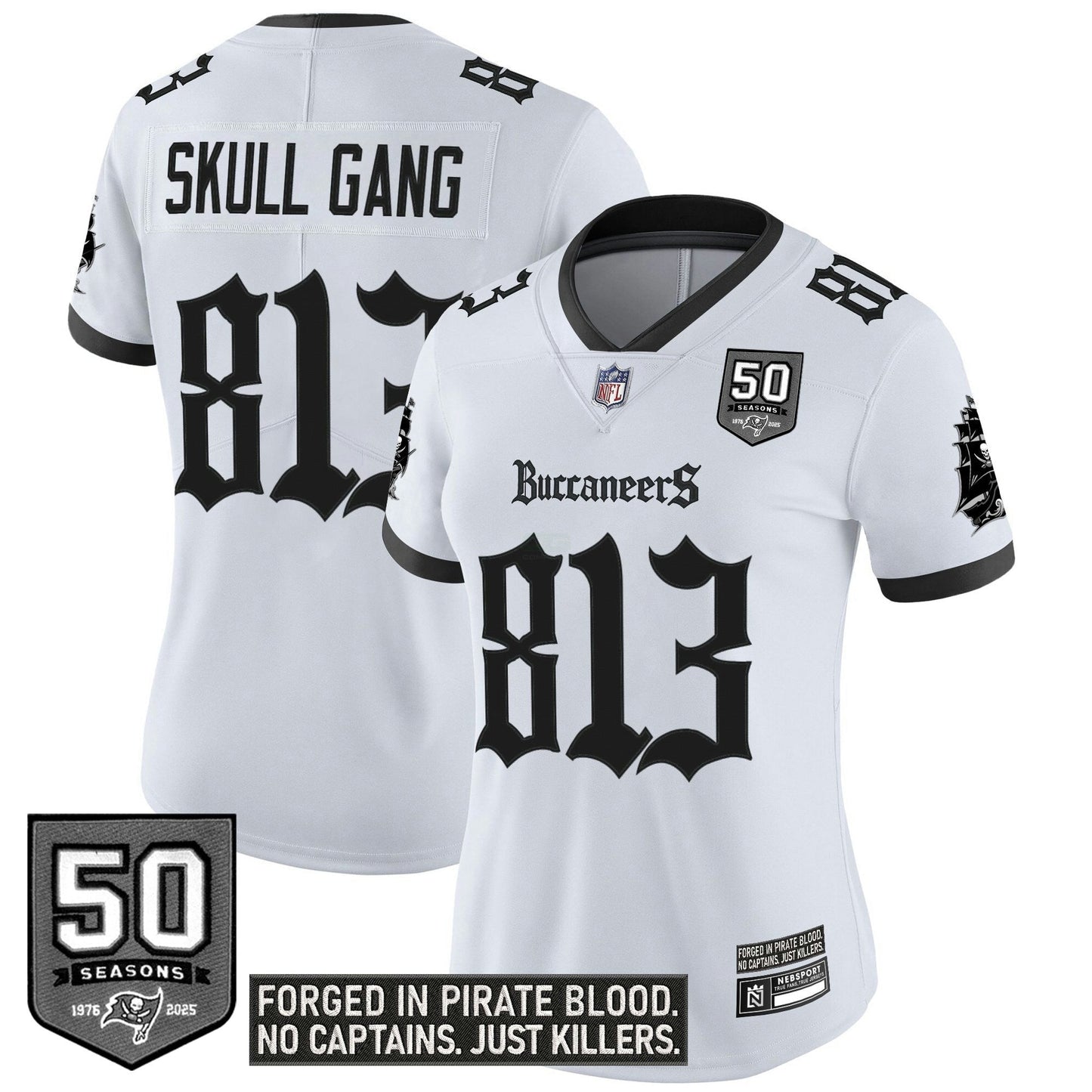 Camisa NFL Women’s Tampa Bay ‘Gothic Pirate Shadows Edition’ Vapor Limited Jersey