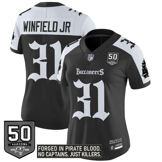 Camisa NFL Women’s Tampa Bay ‘Gothic Pirate Shadows Edition’ Vapor Limited Jersey