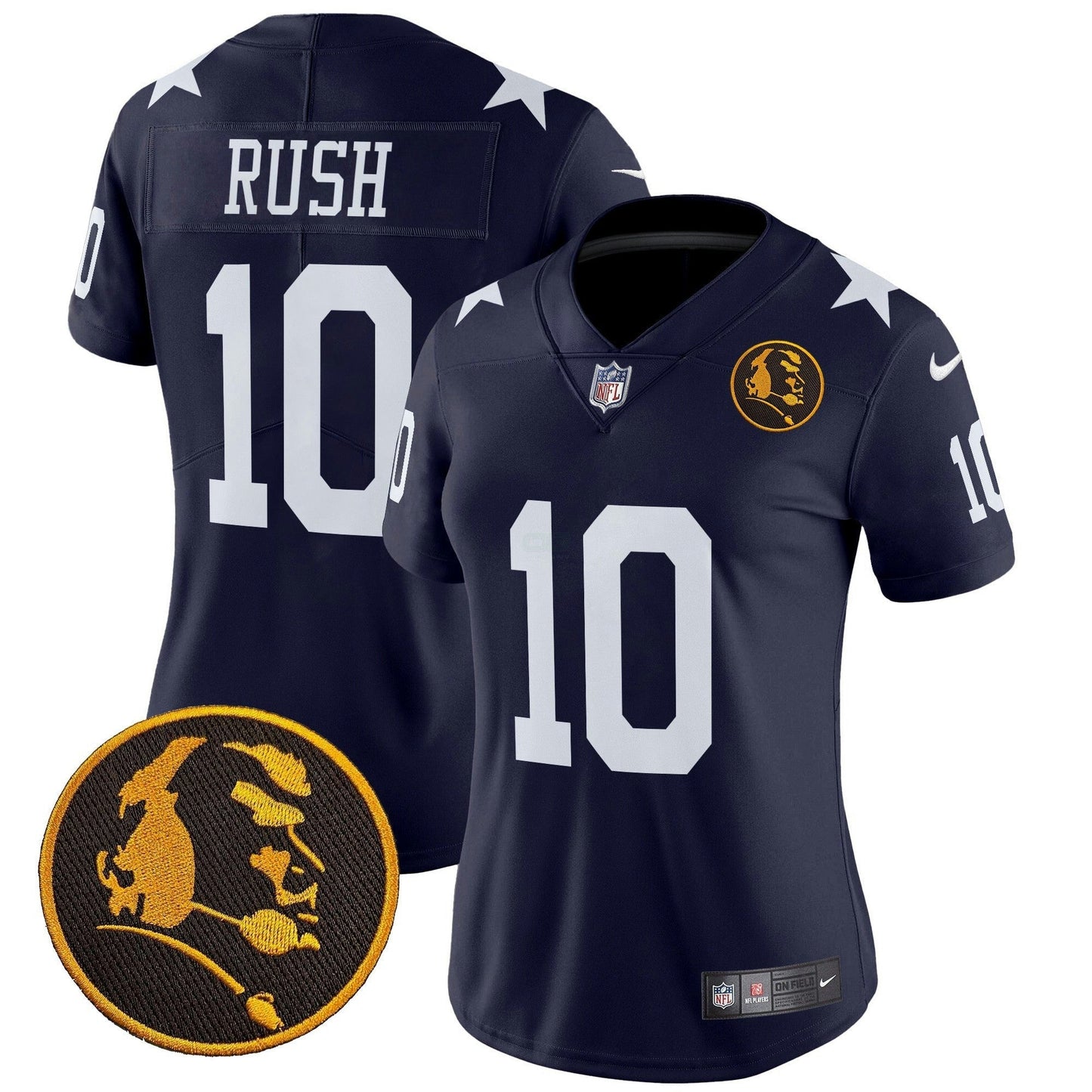 Camisa NFL Women’s Texas & John Madden Patch Vapor Limited Jersey V2