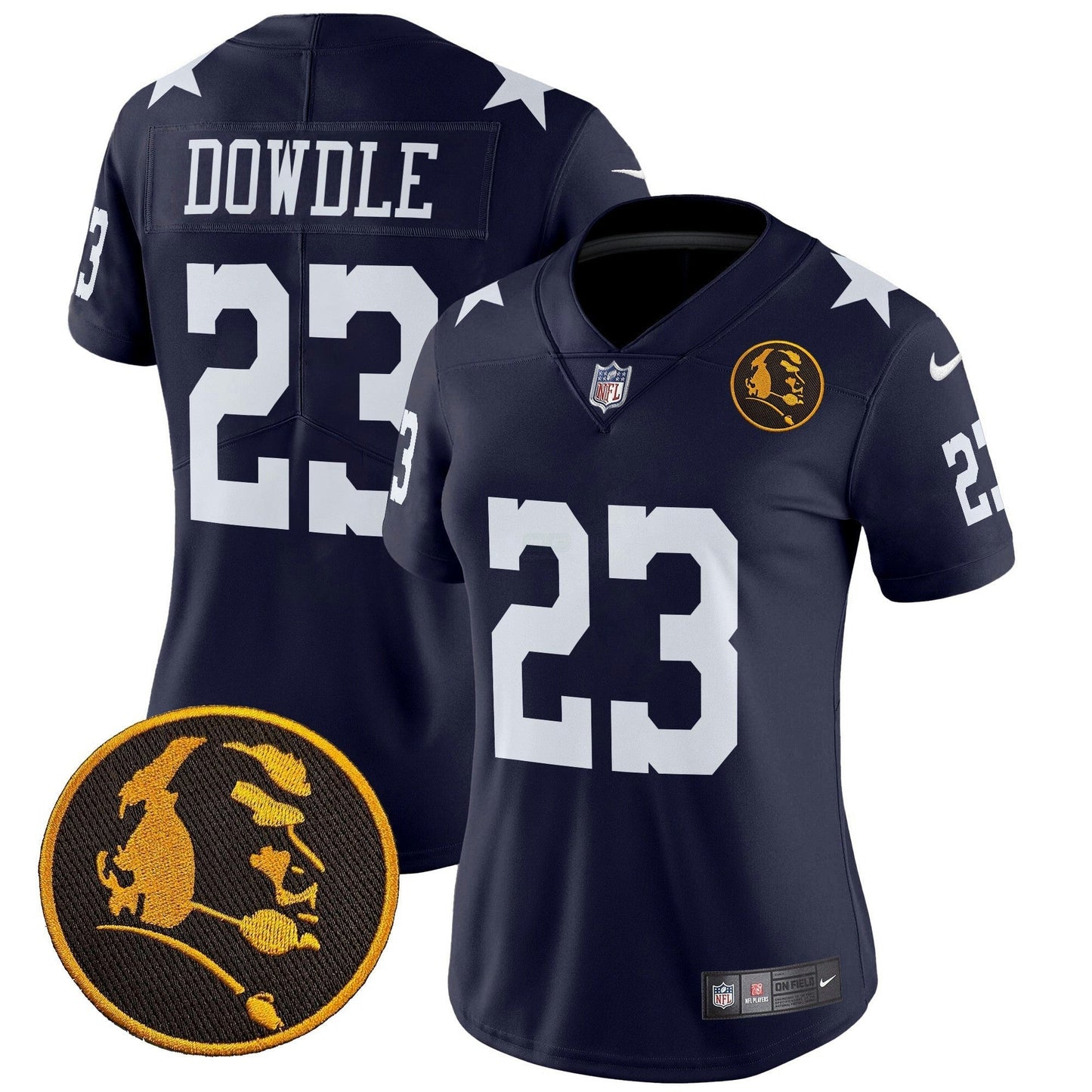 Camisa NFL Women’s Texas & John Madden Patch Vapor Limited Jersey V2