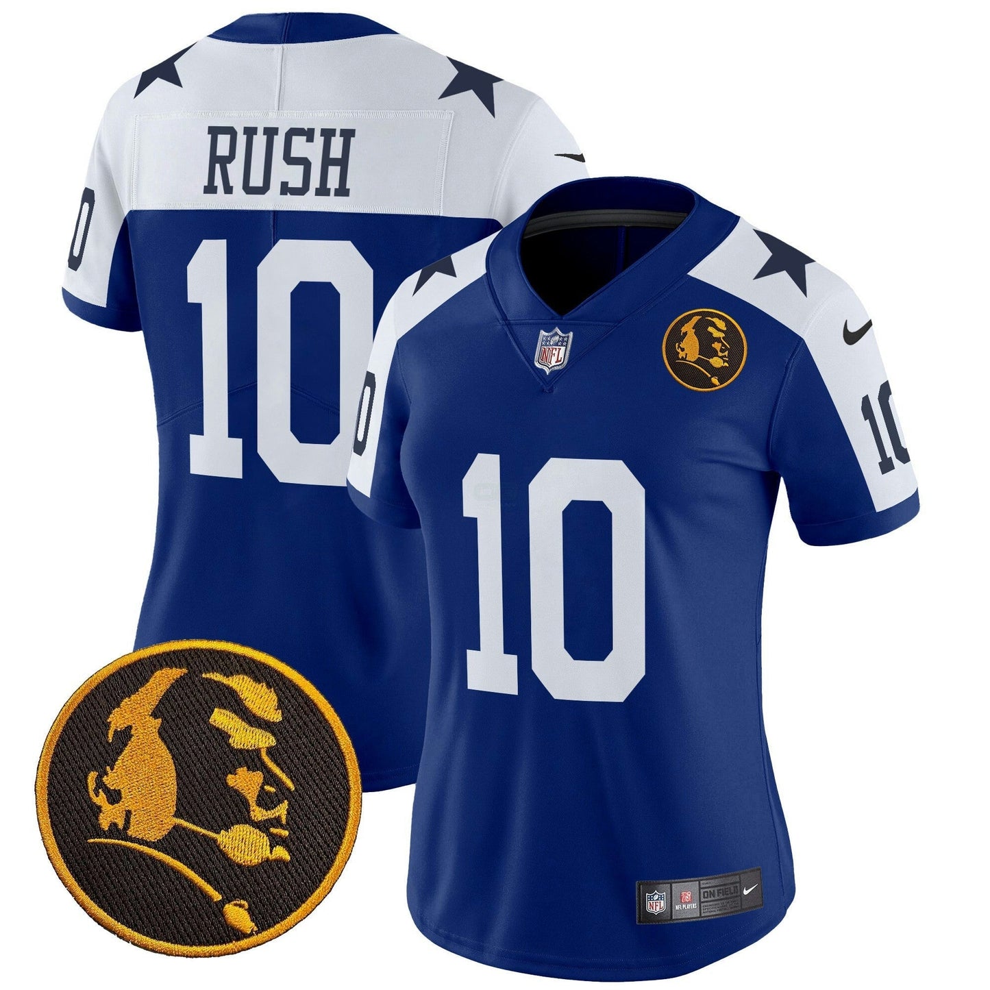 Camisa NFL Women’s Texas & John Madden Patch Vapor Limited Jersey V2