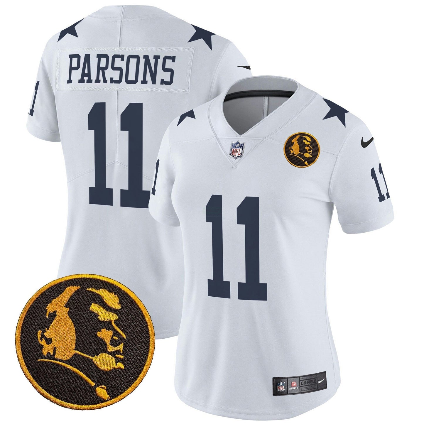 Camisa NFL Women’s Texas & John Madden Patch Vapor Limited Jersey V2
