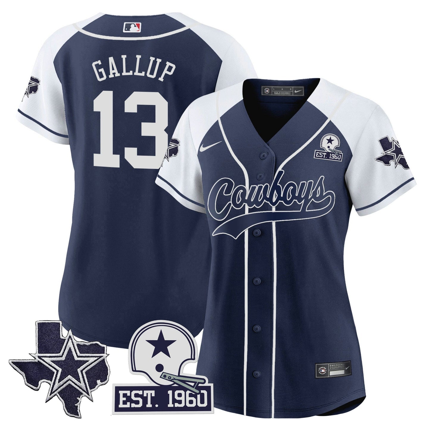 Camisa NFL Women’s Texas Patch Jersey