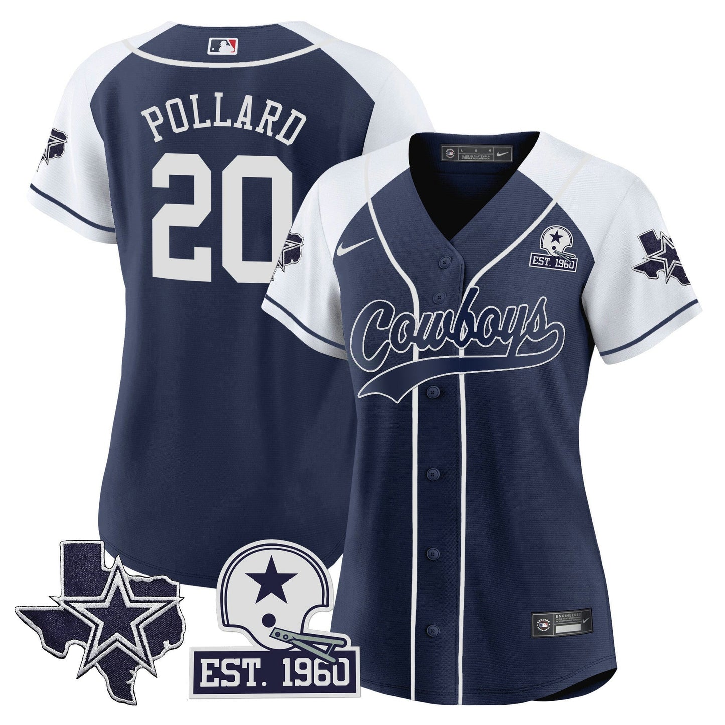 Camisa NFL Women’s Texas Patch Jersey