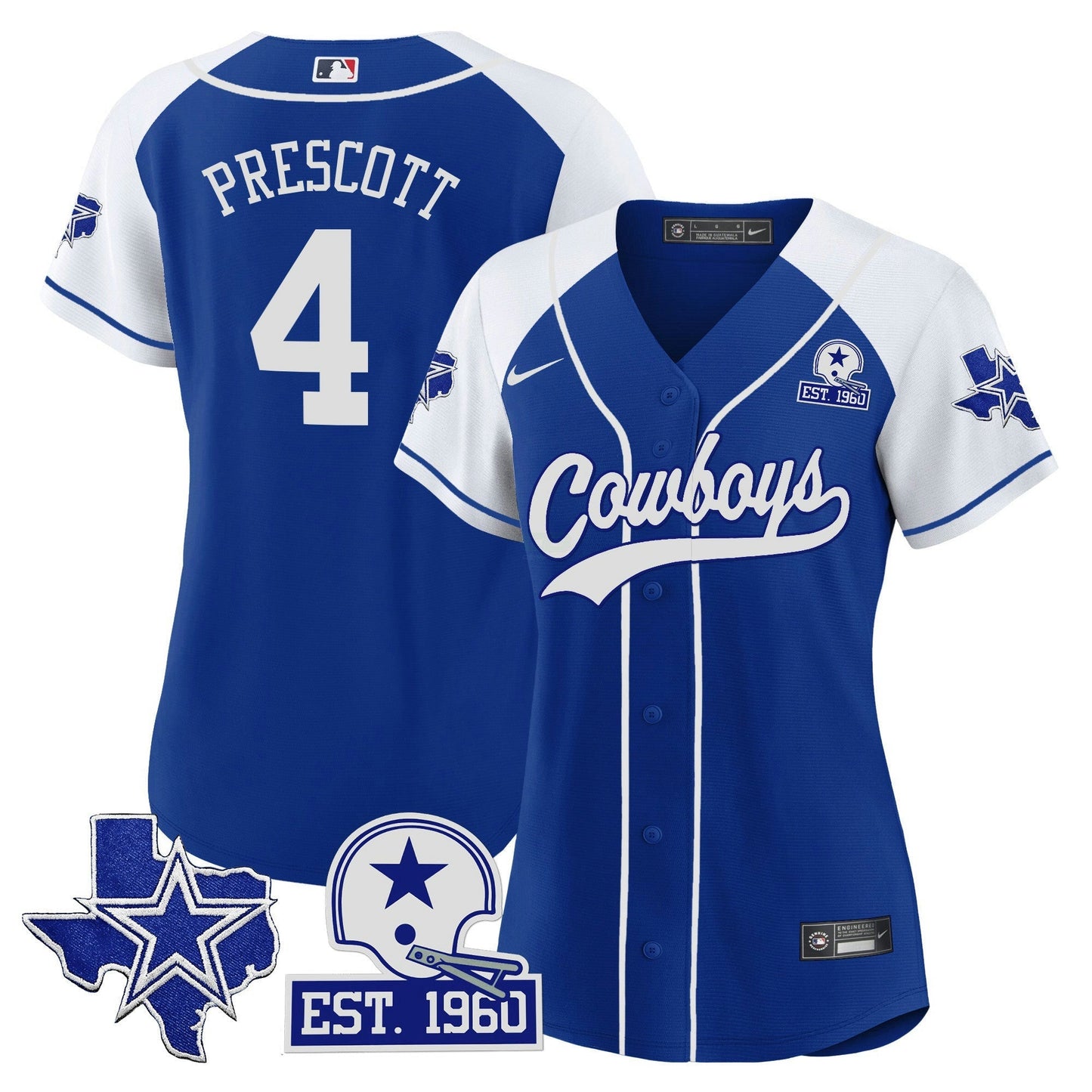 Camisa NFL Women’s Texas Patch Jersey