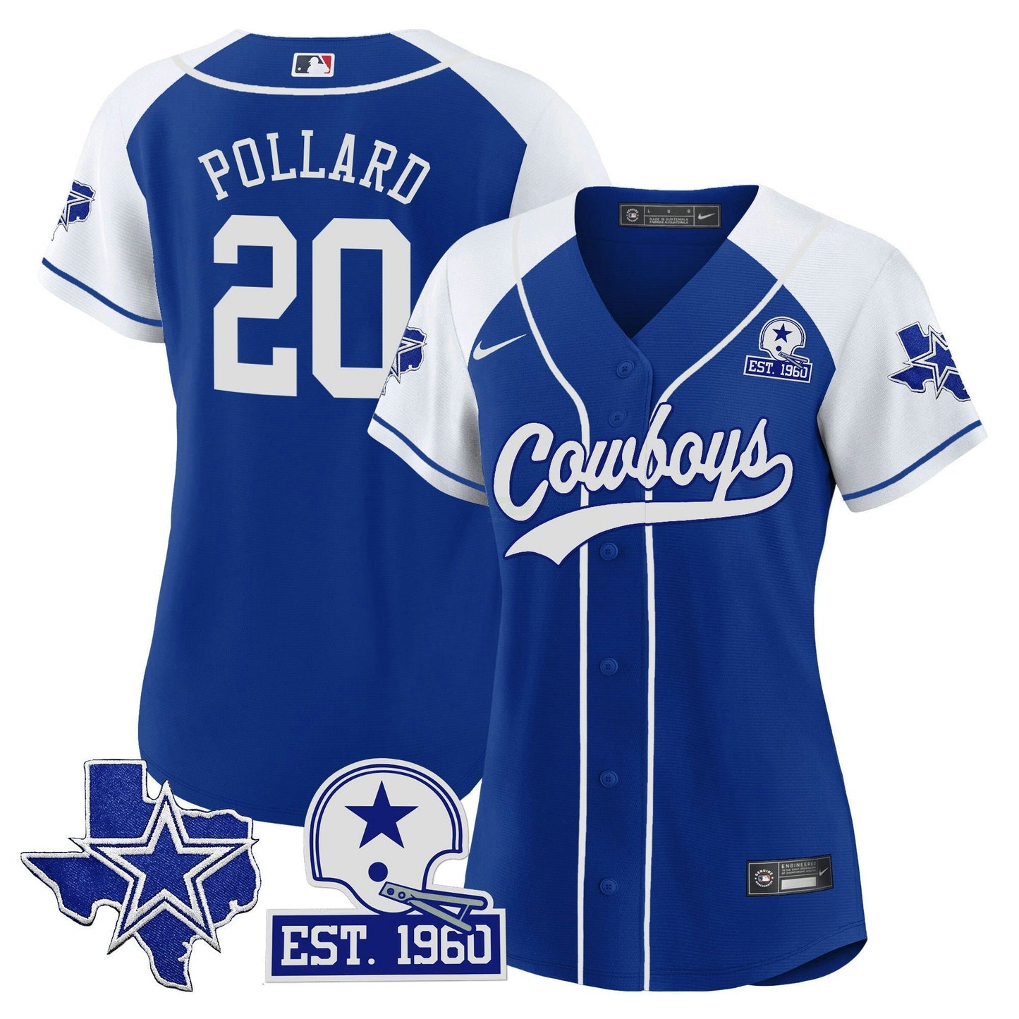 Camisa NFL Women’s Texas Patch Jersey