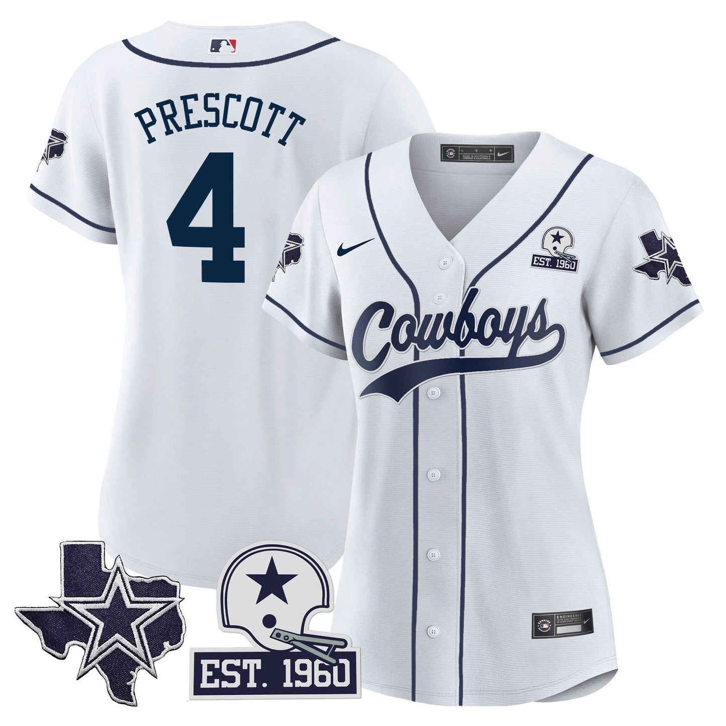 Camisa NFL Women’s Texas Patch Jersey