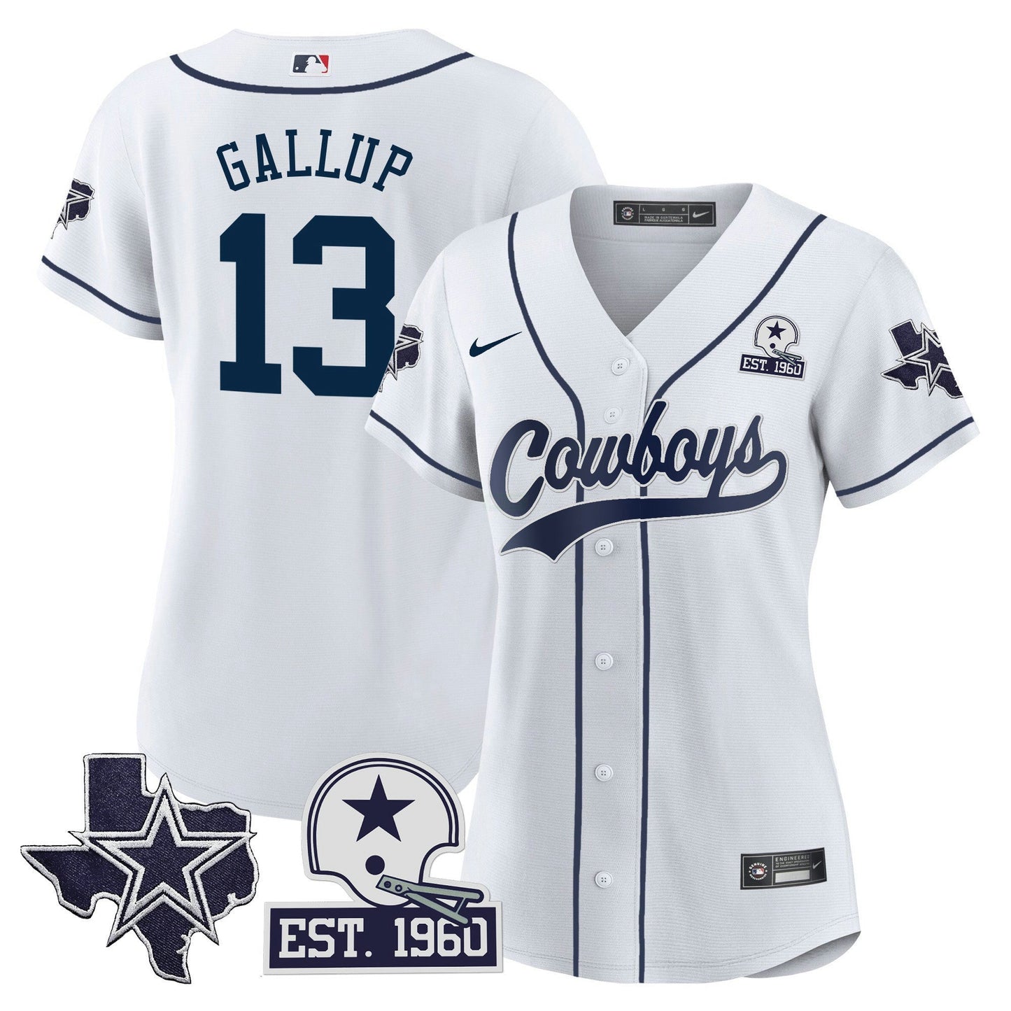 Camisa NFL Women’s Texas Patch Jersey