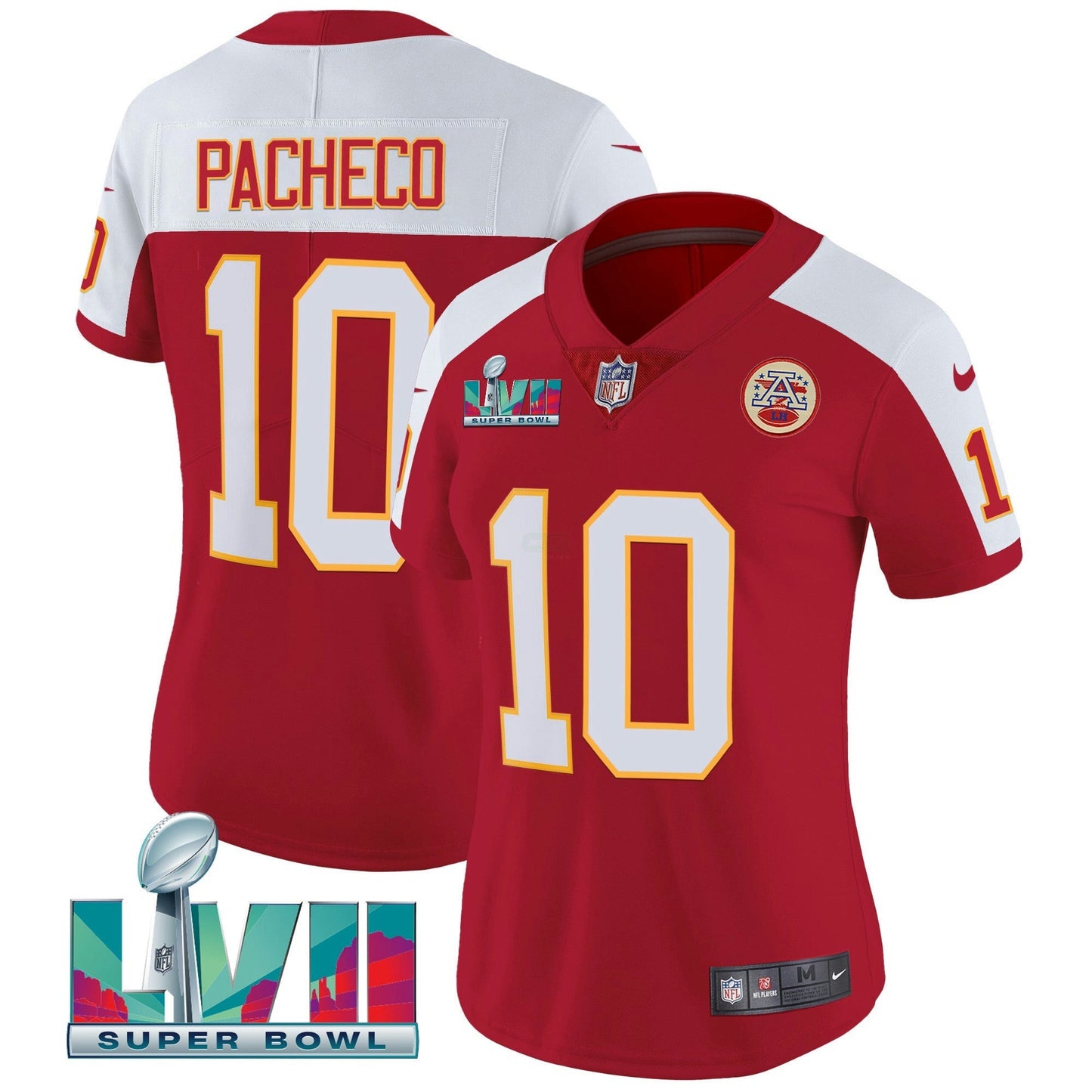 Camisa NFL Kansas City Chiefs Women’s Throwback Limited Vapor Jersey